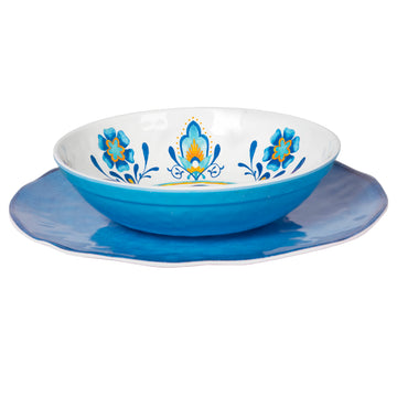 UPware - Set di stoviglie in melamina, 12 pezzi, con piatti da tavola