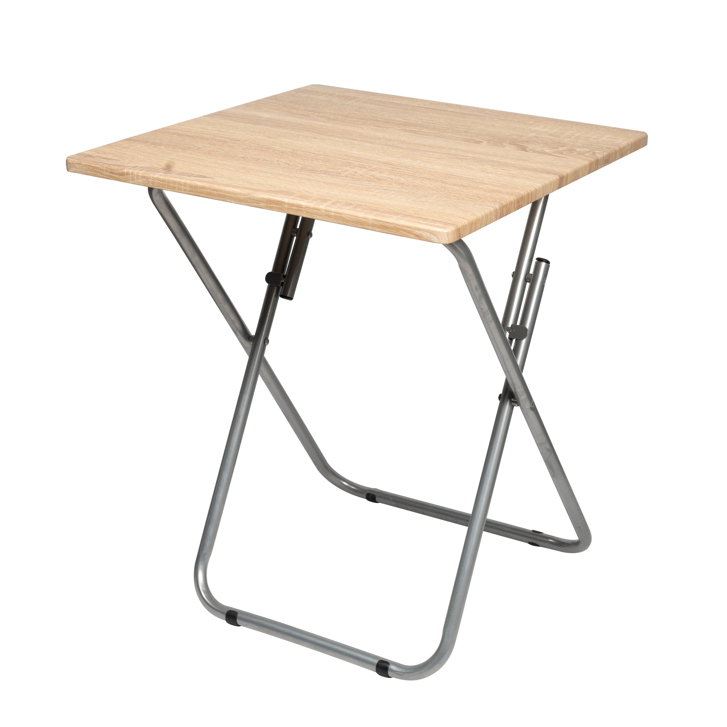 VESTIAMO CASA - Tavolo Pieghevole Quadrato Salvaspazio Rovere 60x60 cm