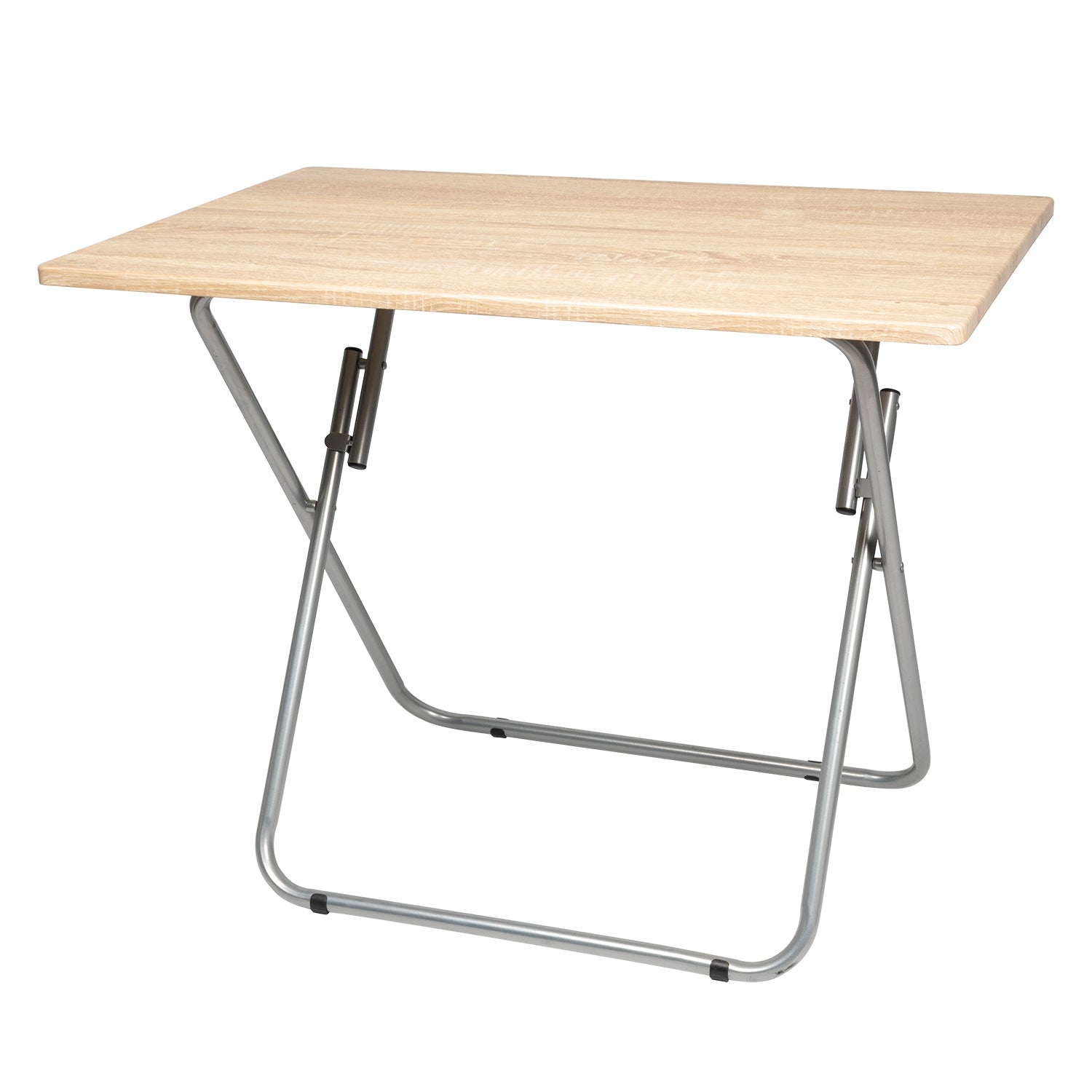 VESTIAMO CASA - Tavolo Pieghevole Rettangolare Salvaspazio Rovere 90x60 cm