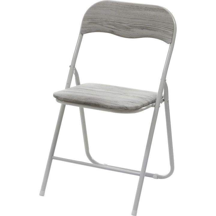 VESTIAMO CASA - Sedia Pieghevole Bianco Effetto Legno - h78x44x43 cm