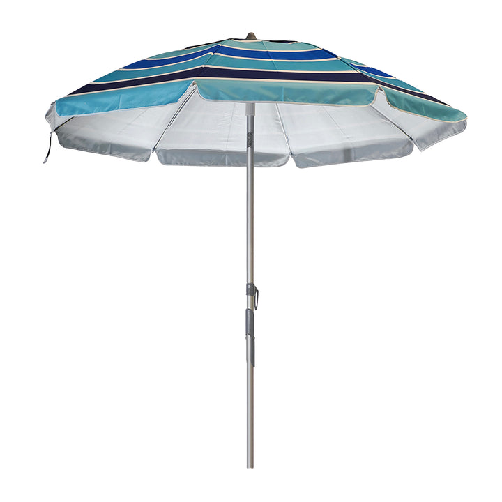 VESTIAMO CASA MARE - Ombrellone Mare con Snodo e Trivella Inclusa h204 cm diametro 200 cm