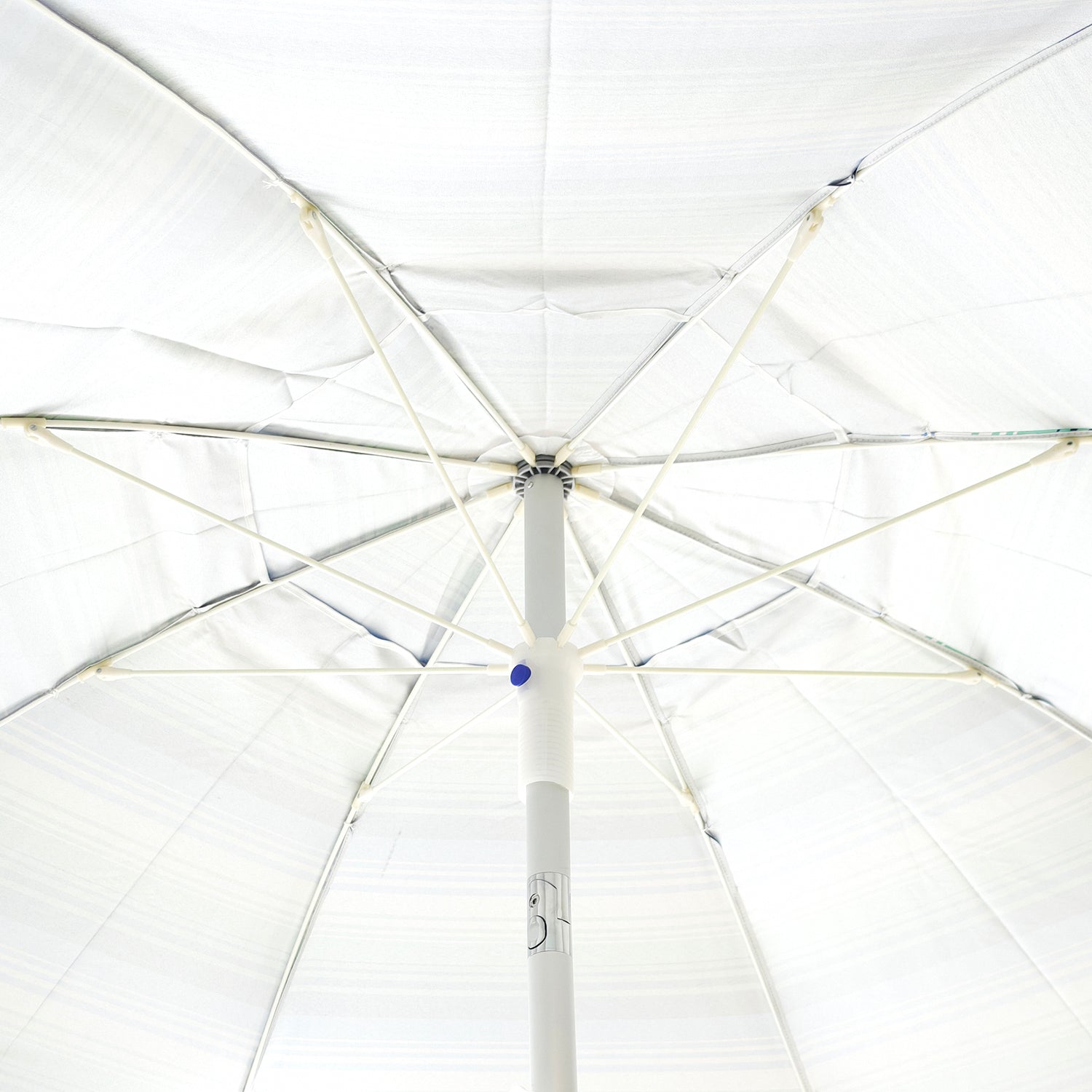 VESTIAMO CASA MARE - Ombrellone Mare con Snodo e Trivella Inclusa h204 cm diametro 200 cm