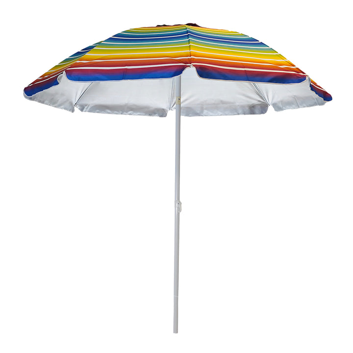 VESTIAMO CASA MARE - Ombrellone Mare con Snodo e Fodera abbinata h217 cm diametro 220 cm