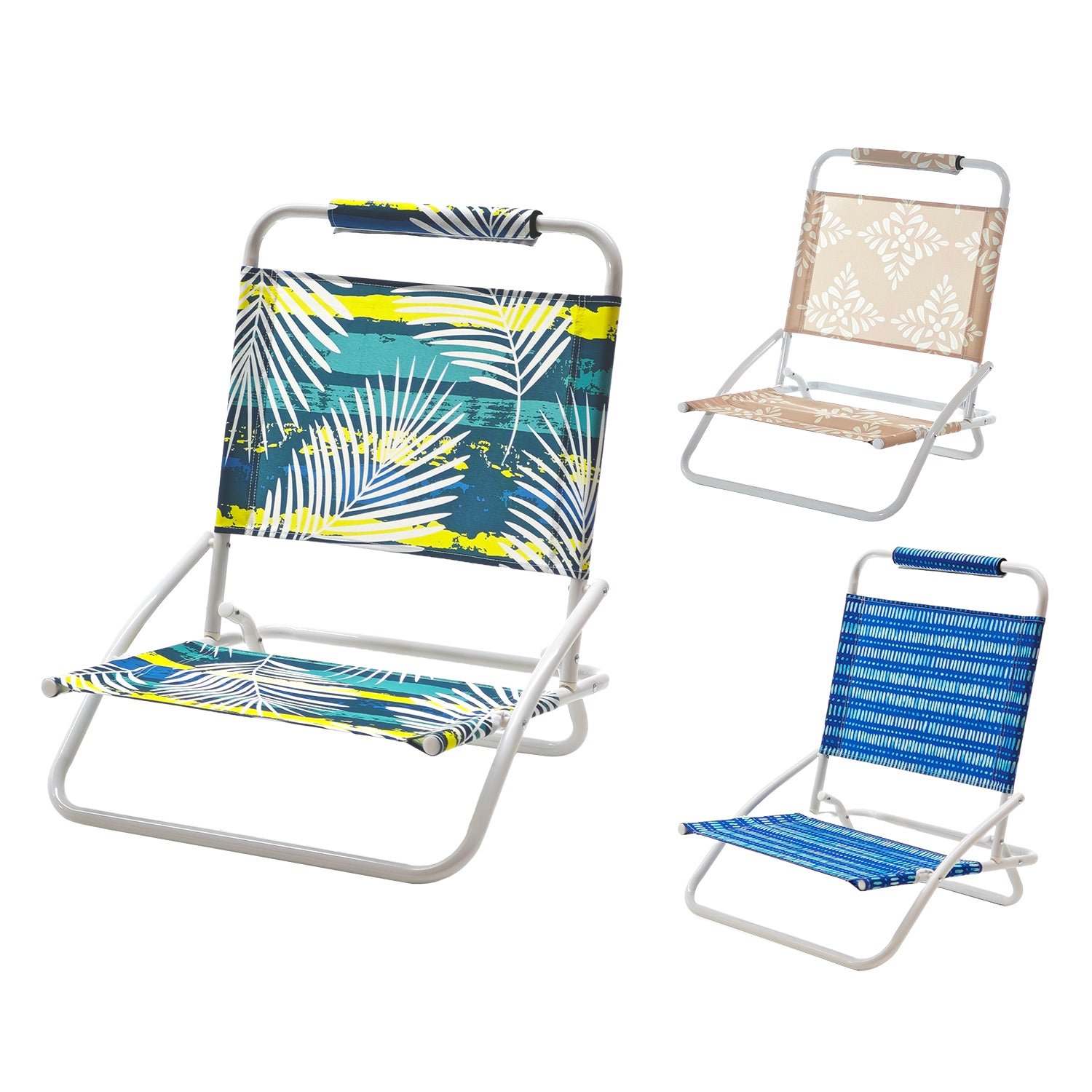 VESTIAMO CASA MARE - Spiaggina Pieghevole - h61x51x45 cm