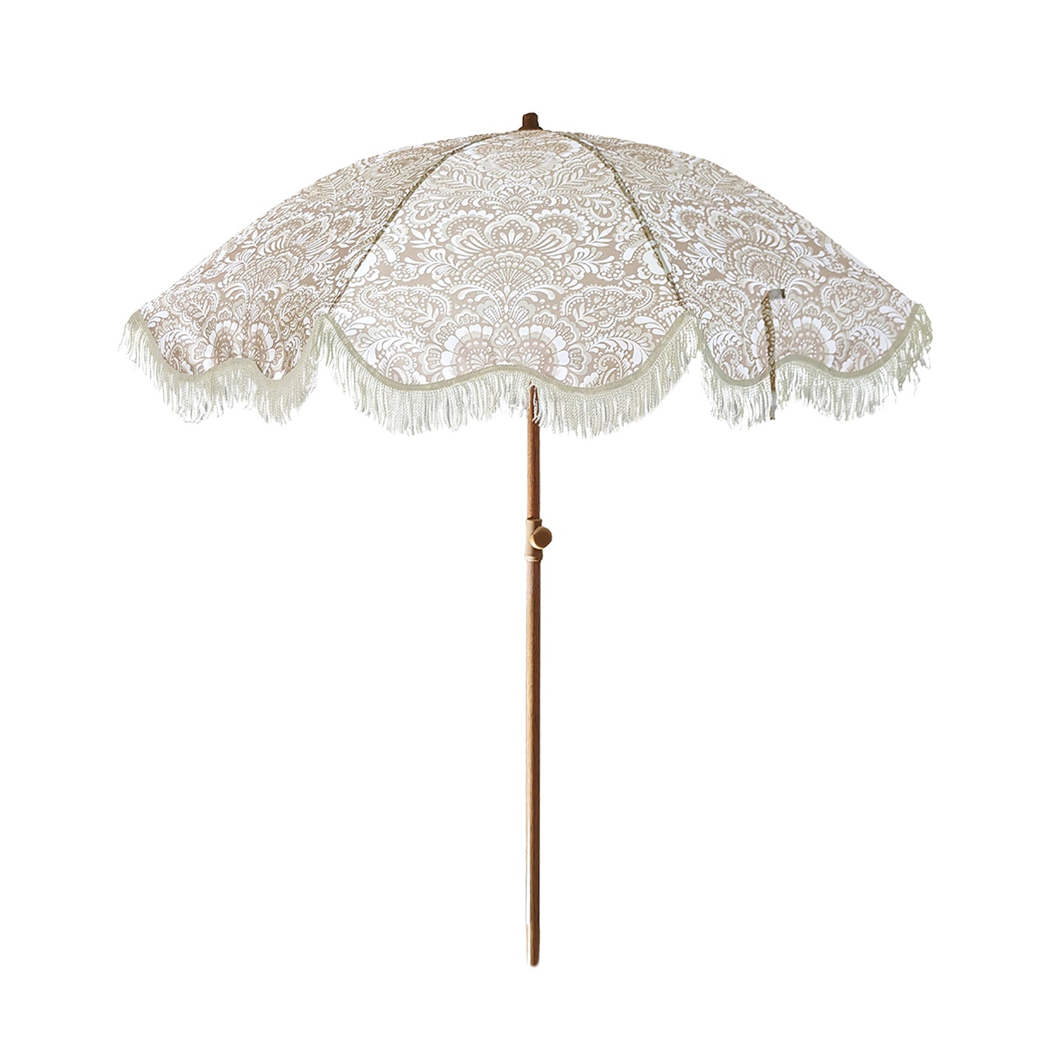 VESTIAMO CASA MARE - Ombrellone Mare con Frange e snodo h205 cm diametro 200 cm