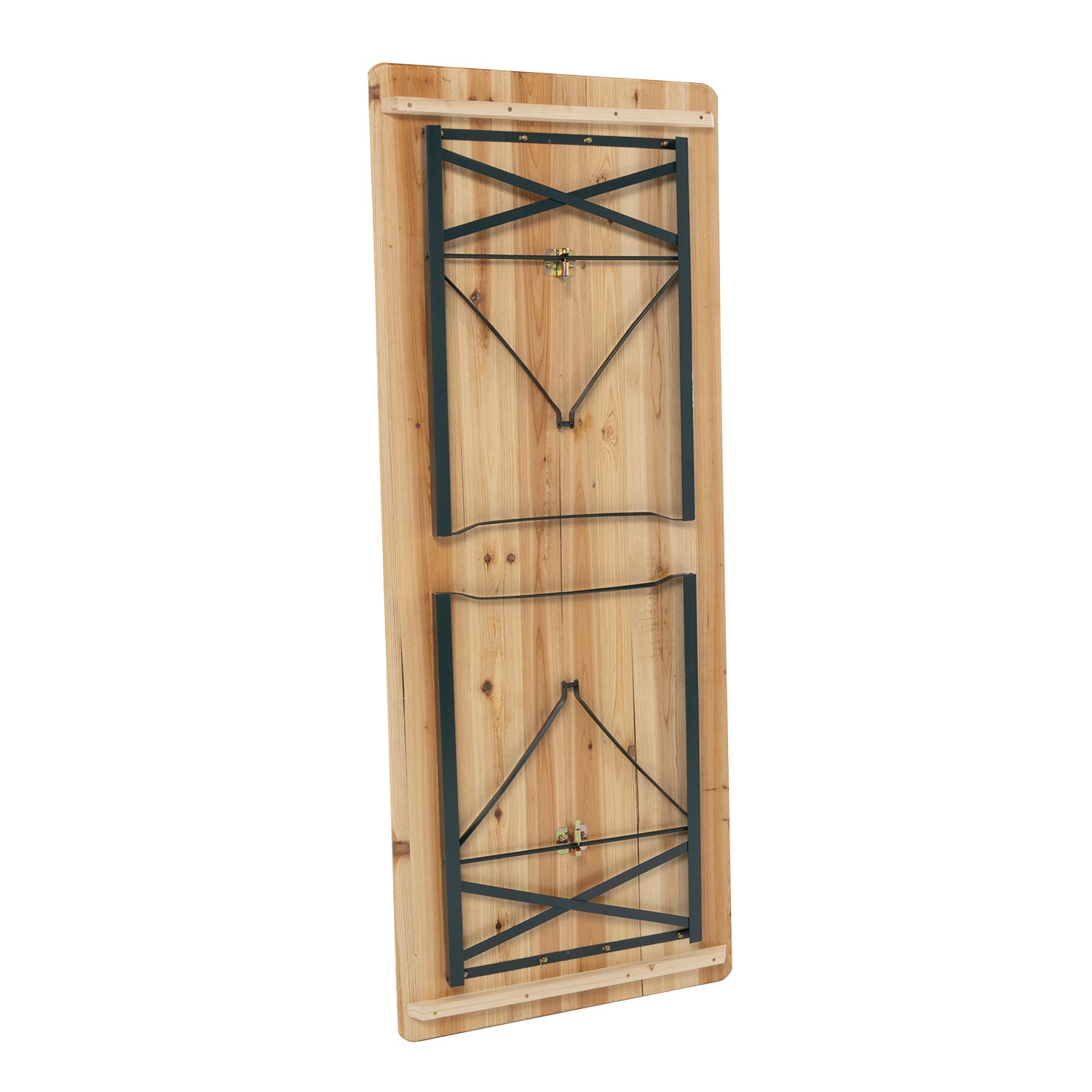 VESTIAMO CASA GIARDINO - Set Birreria da giardino con Tavolo e 2 panchine Pieghevoli