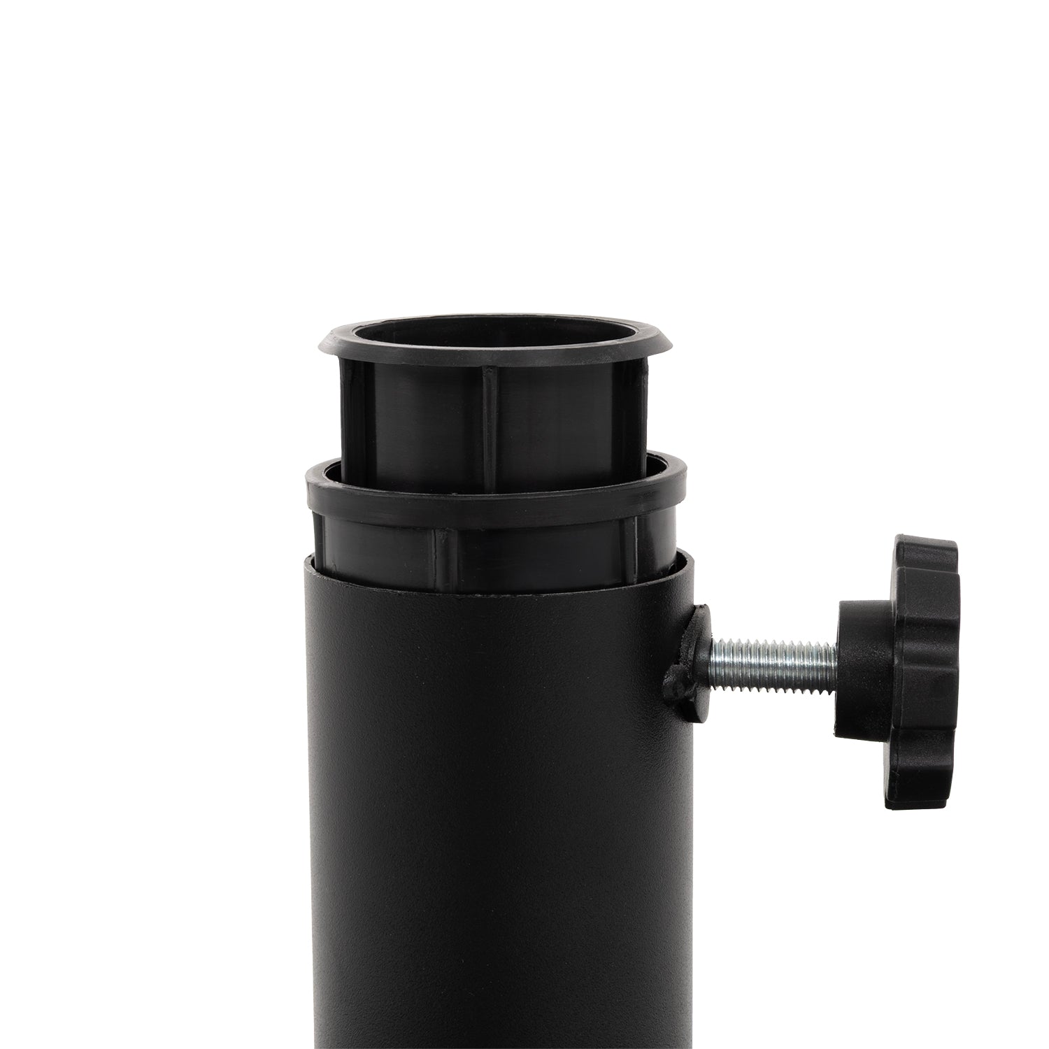 VESTIAMO CASA GIARDINO - Base Ombrellone Tonda in polietilene Nero 28kg diametro 57 cm - Riempibile con Acqua