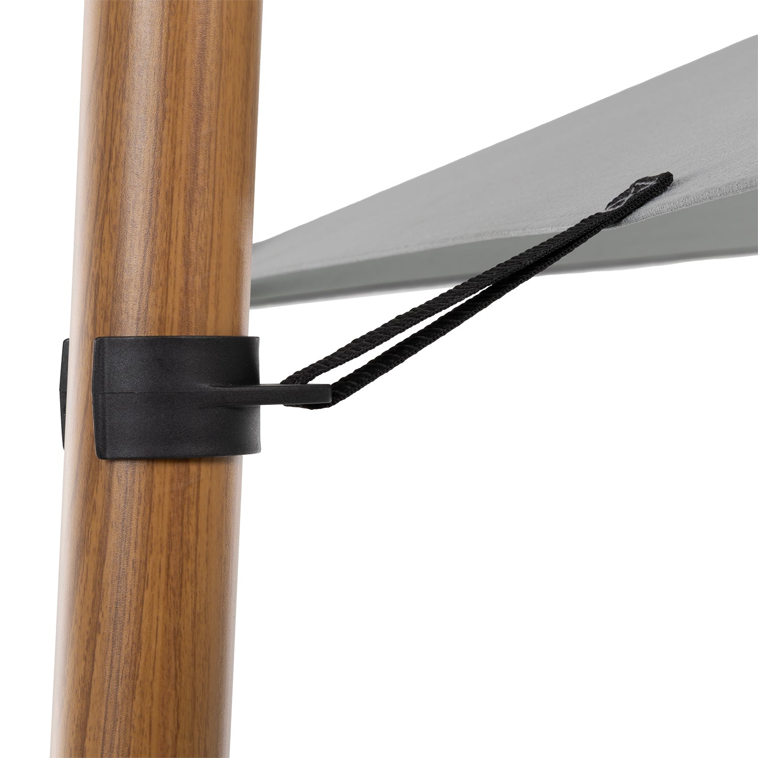 VESTIAMO CASA GIARDINO - Ombrellone da giardino Decentrato con Braccio Laterale e Telo Grigio - h2,54 x diametro 2,7 metri