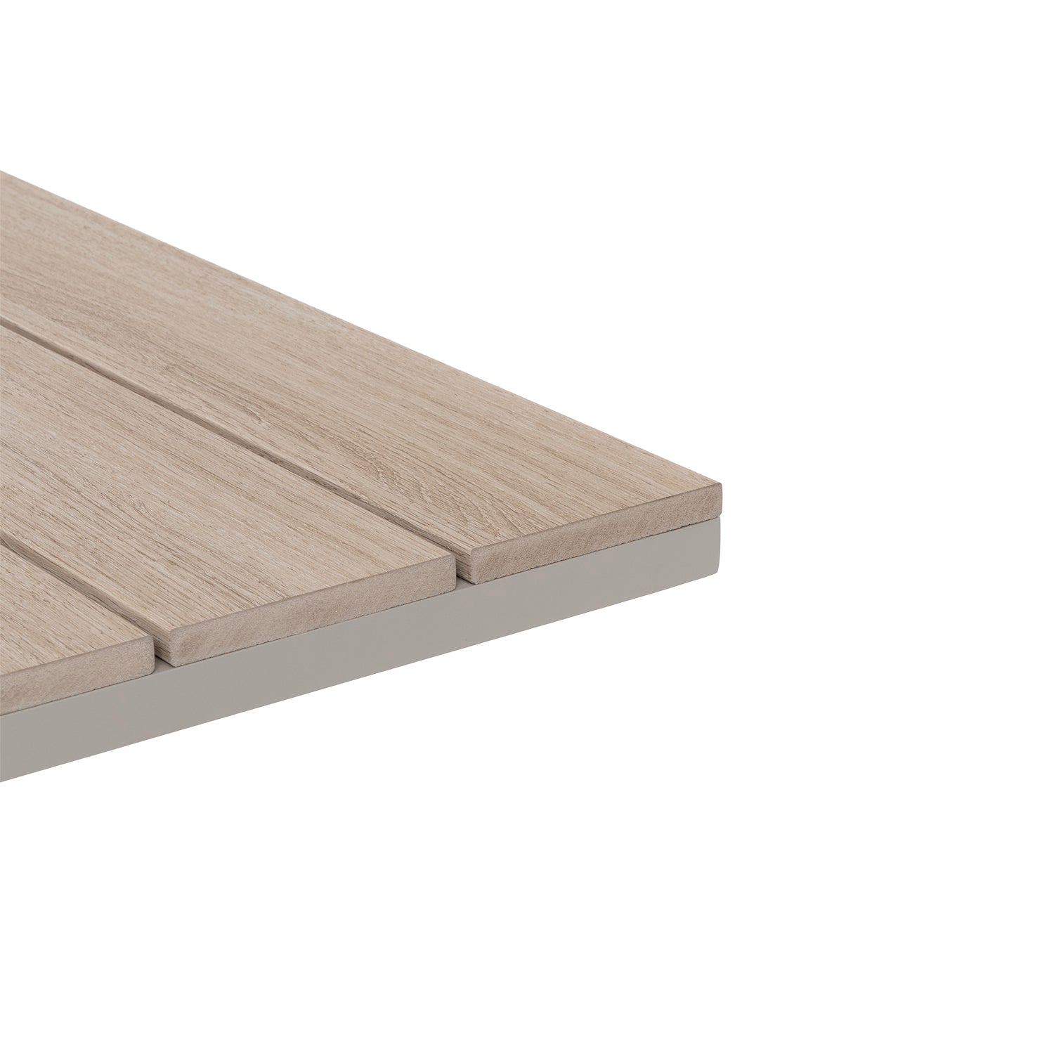 VESTIAMO CASA GIARDINO - Set da giardino 9 pezzi Tavolo Estensibile con 8 Sedie struttura in alluminio Grigio, Top in Legno Sintetico (HDPE) e cuscini inclusi