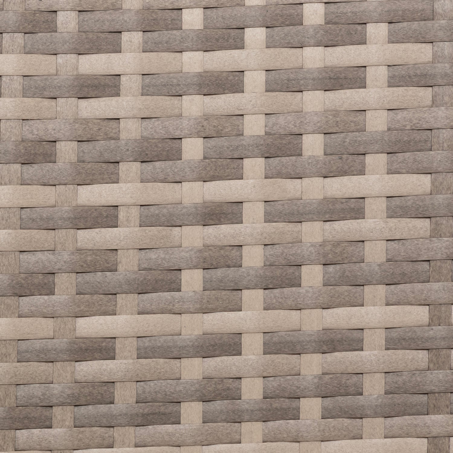 VESTIAMO CASA GIARDINO - Set da giardino 4 pezzi Tortora Rattan sintetico con struttura in acciaio, top in vetro e cuscini Beige