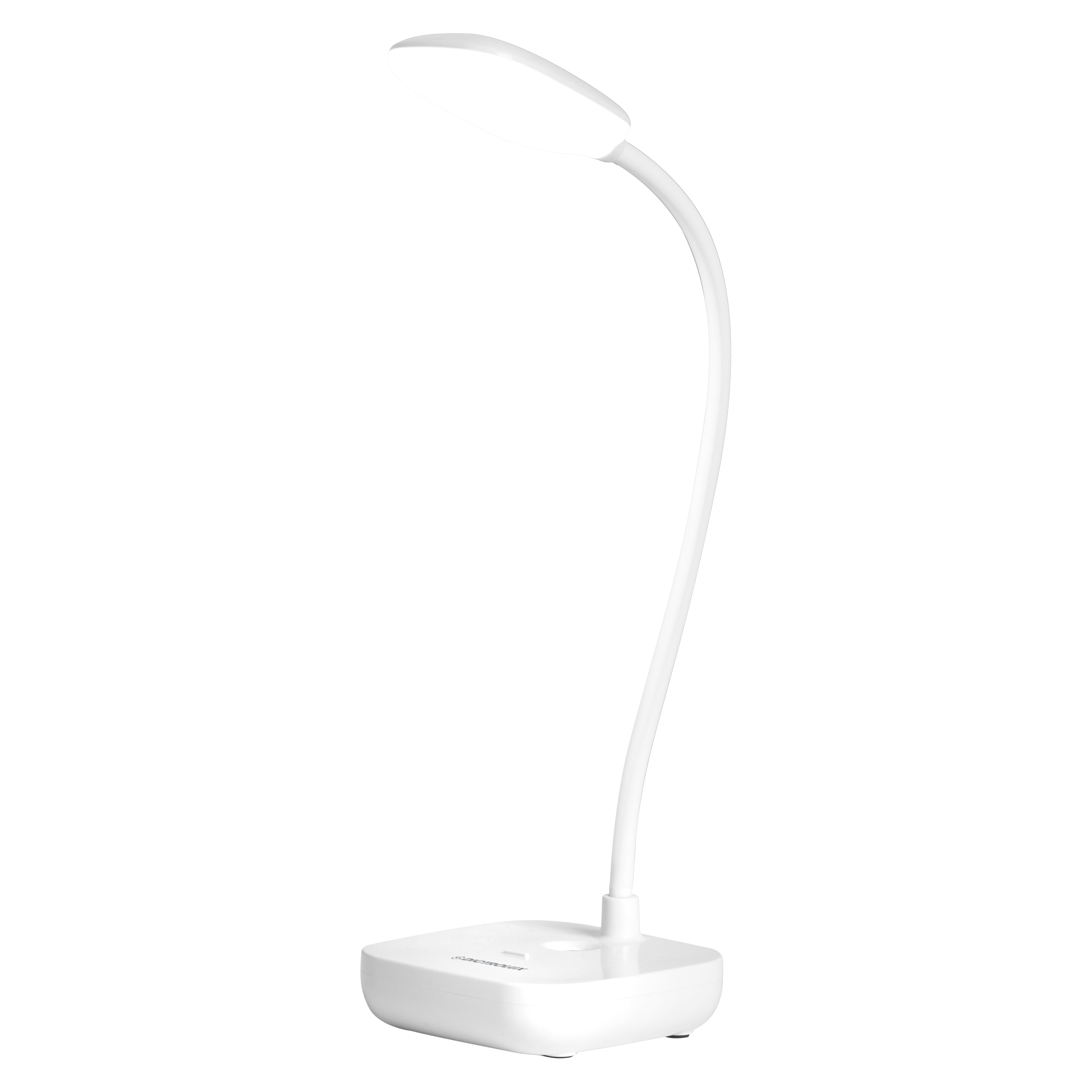 DICTROLUX - Lampada da Scrivania LED con Stand Smartphone e Ricarica USB