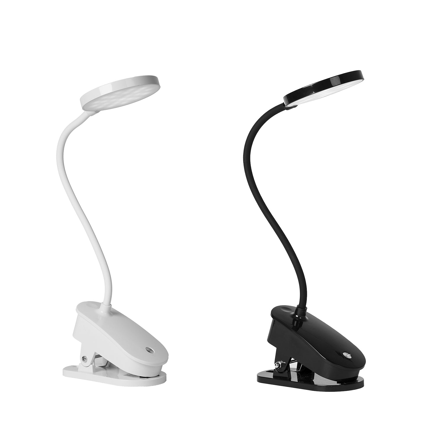 DICTROLUX - Lampada da Scrivania LED Ricaricabile con Clip USB