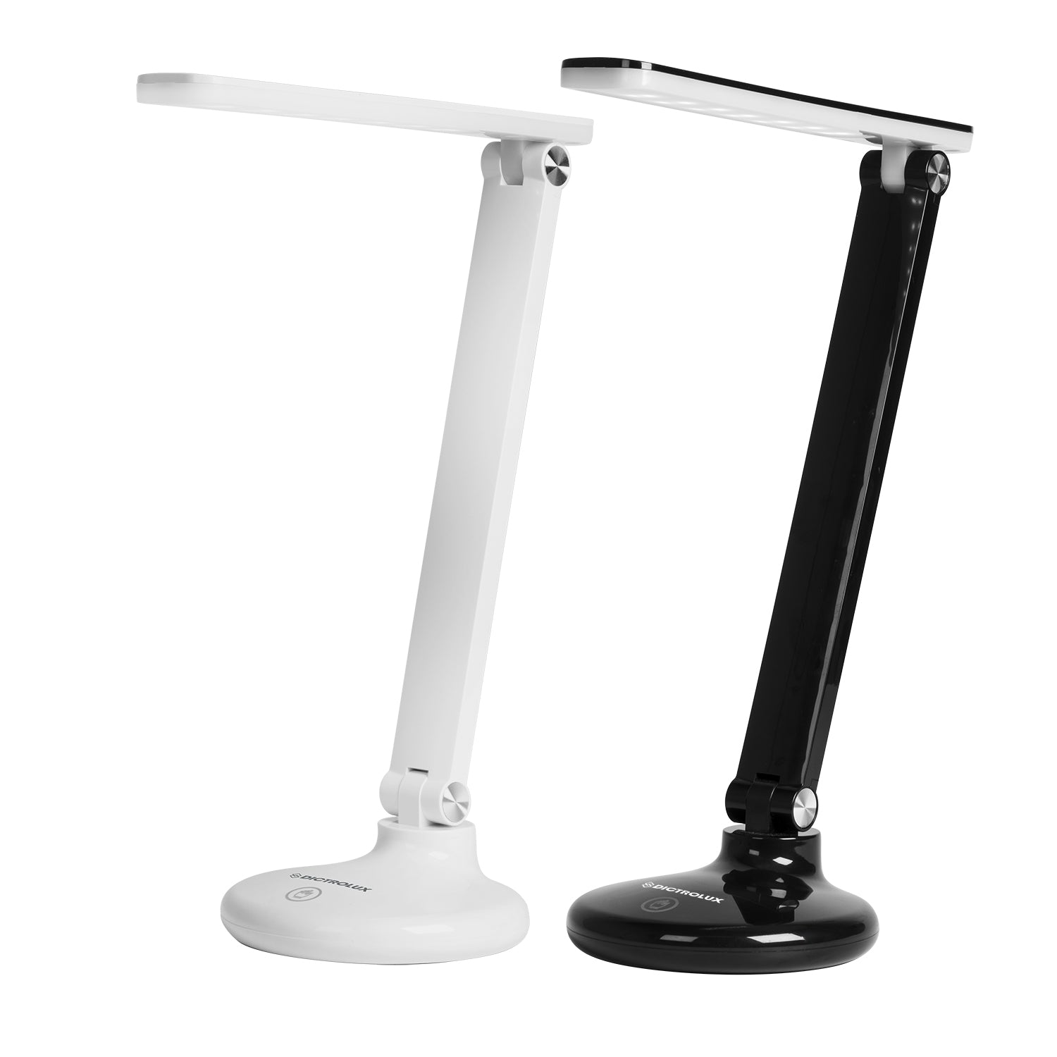 DICTROLUX - Lampada da Scrivania LED con Stand Ricarica USB