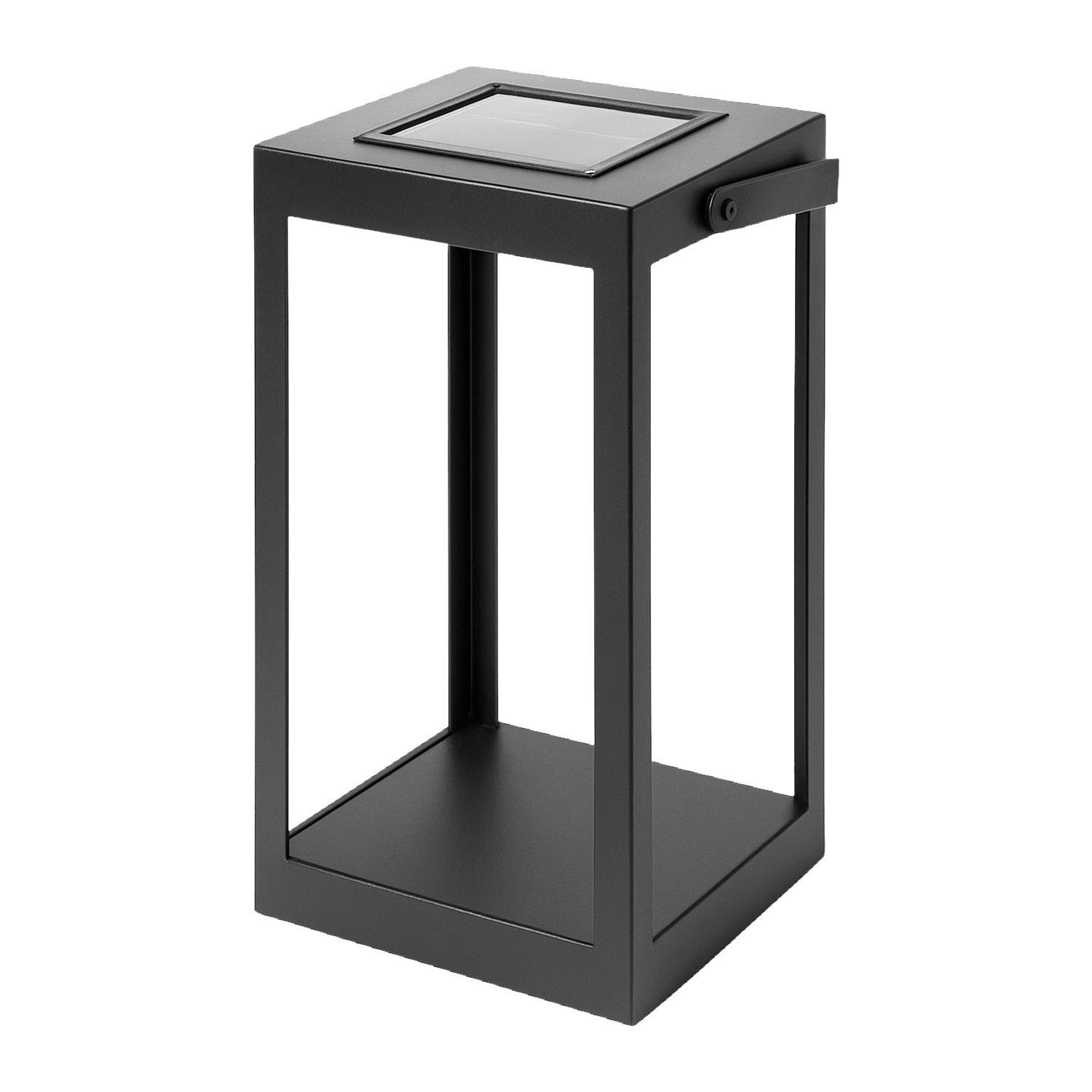 DICTROLUX - Lanterna Solare Led da giardino Decorativa Luce Calda 150 lm - h35x18,5x17,5 cm