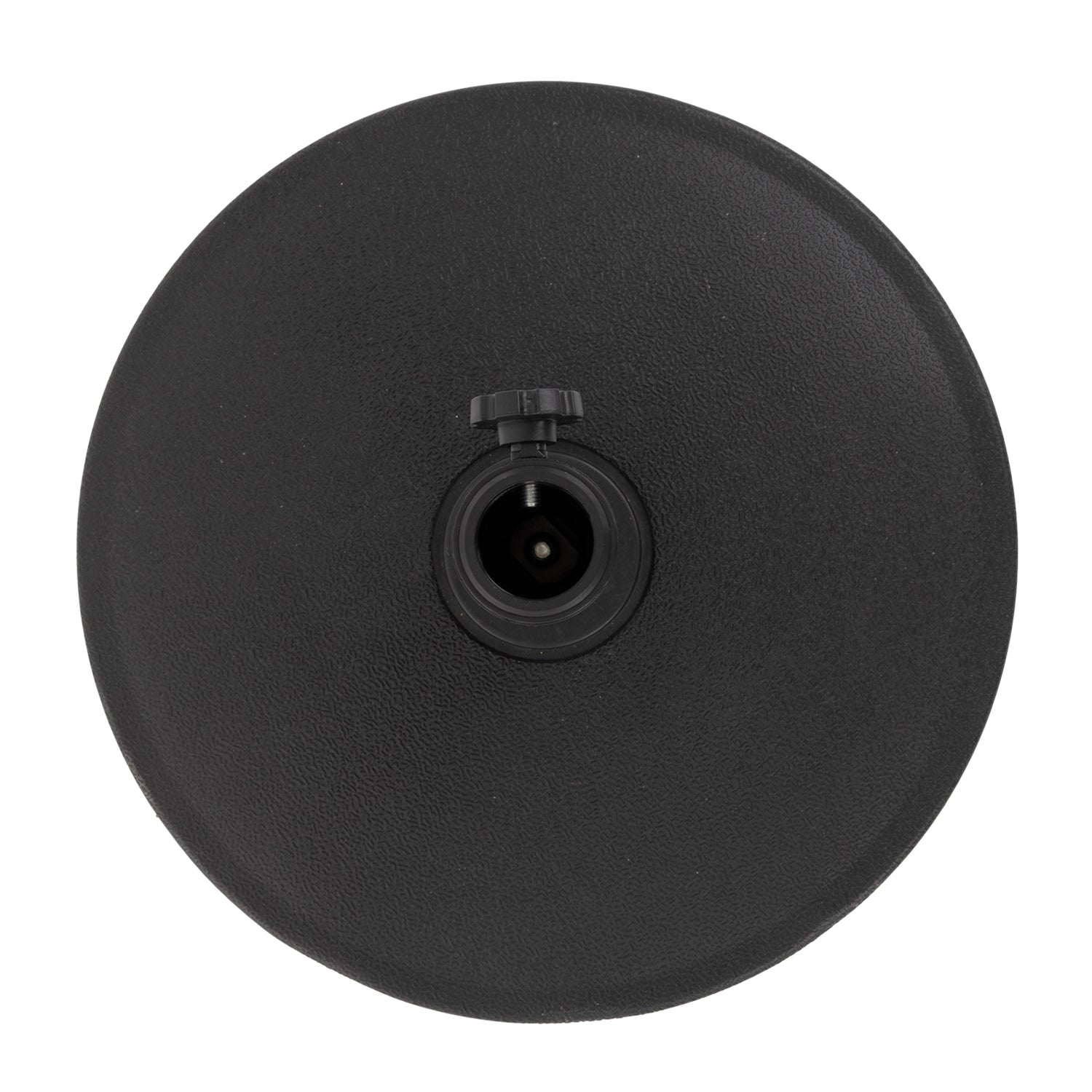 VESTIAMO CASA GIARDINO - Base Ombrellone Tonda in cemento Nero 12kg diametro 42 cm