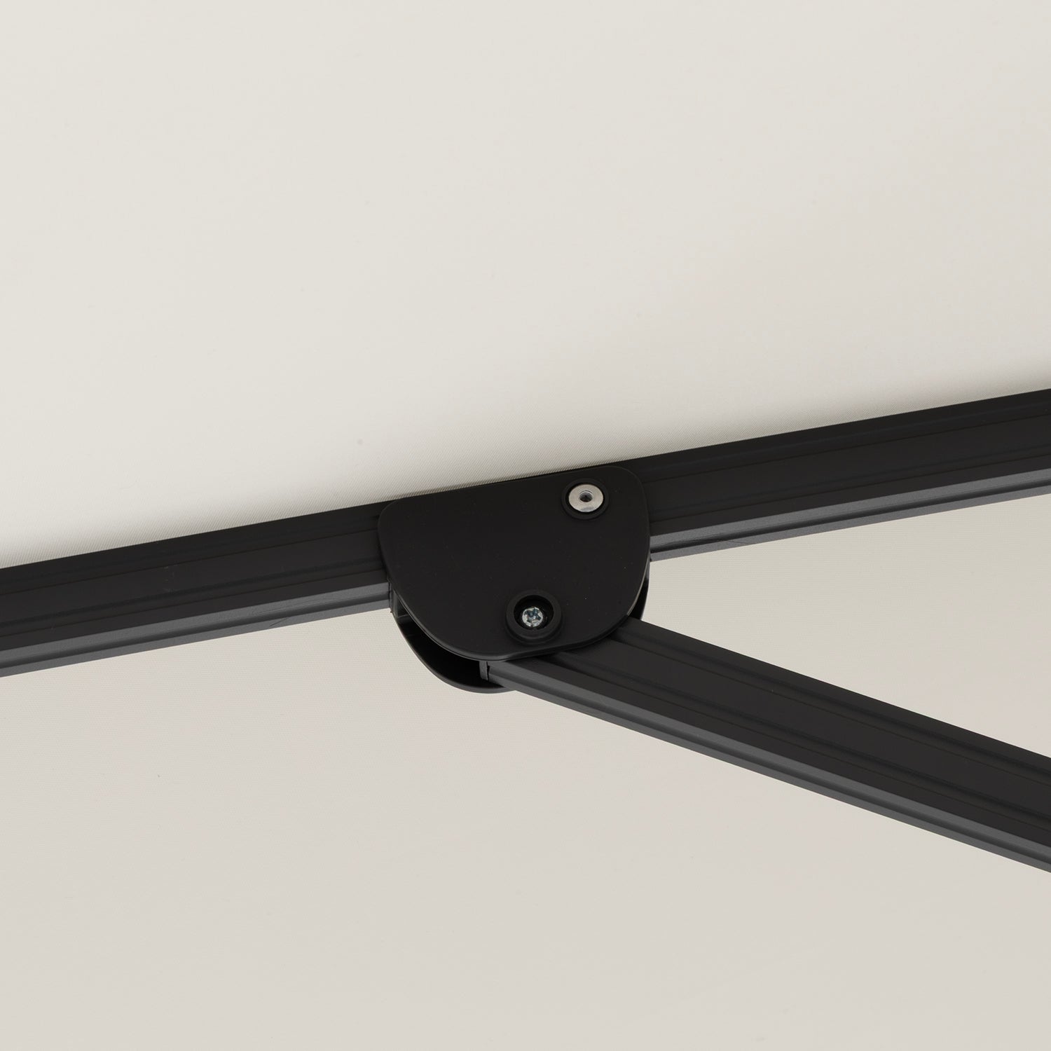 VESTIAMO CASA GIARDINO - Ombrellone da giardino Doppio con Palo Centrale in Alluminio e Telo Ecru 6x3 metri