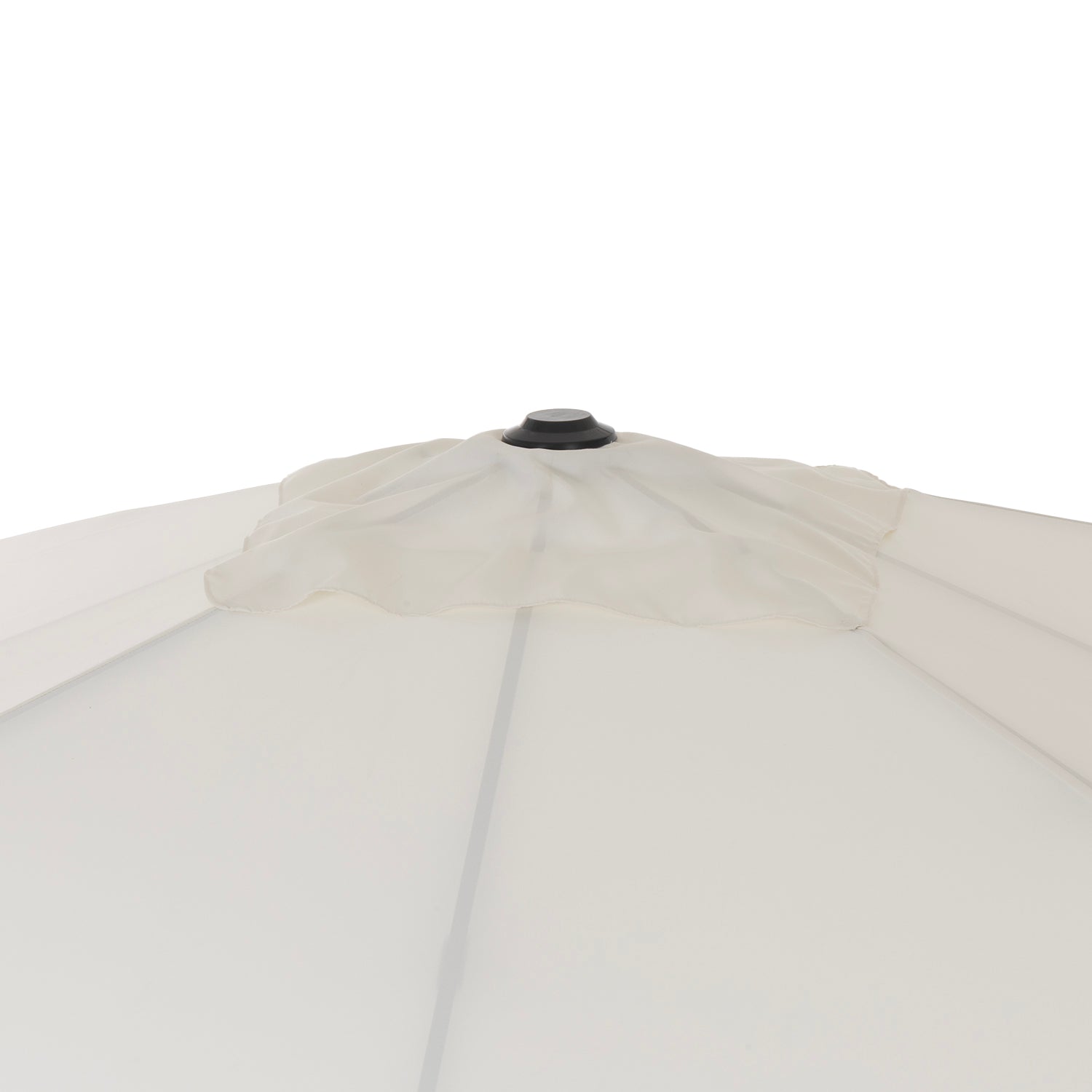 VESTIAMO CASA GIARDINO - Ombrellone da giardino Doppio con Palo Centrale in Alluminio e Telo Ecru 6x3 metri