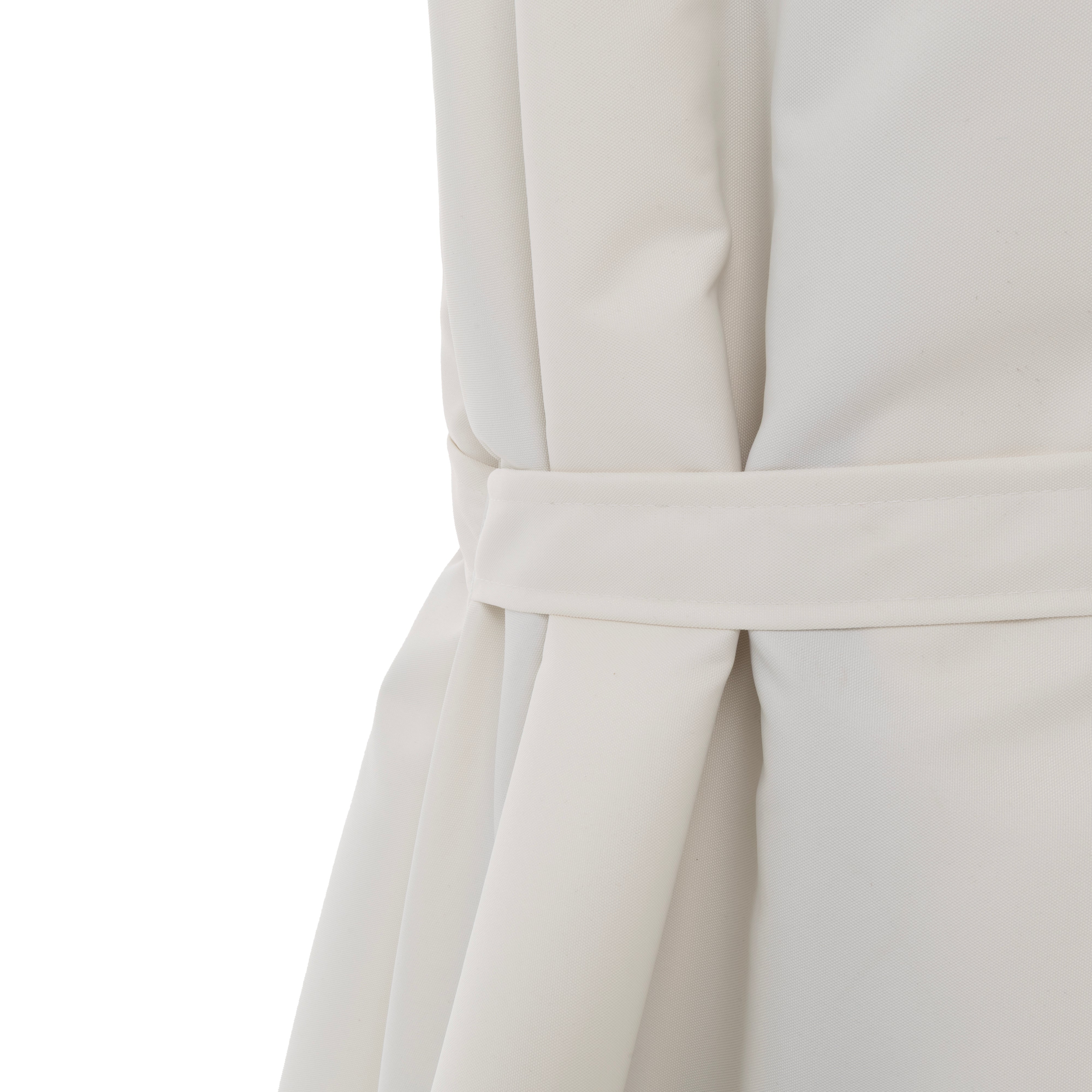 VESTIAMO CASA GIARDINO - Ombrellone da giardino Doppio con Palo Centrale in Alluminio e Telo Ecru 6x3 metri