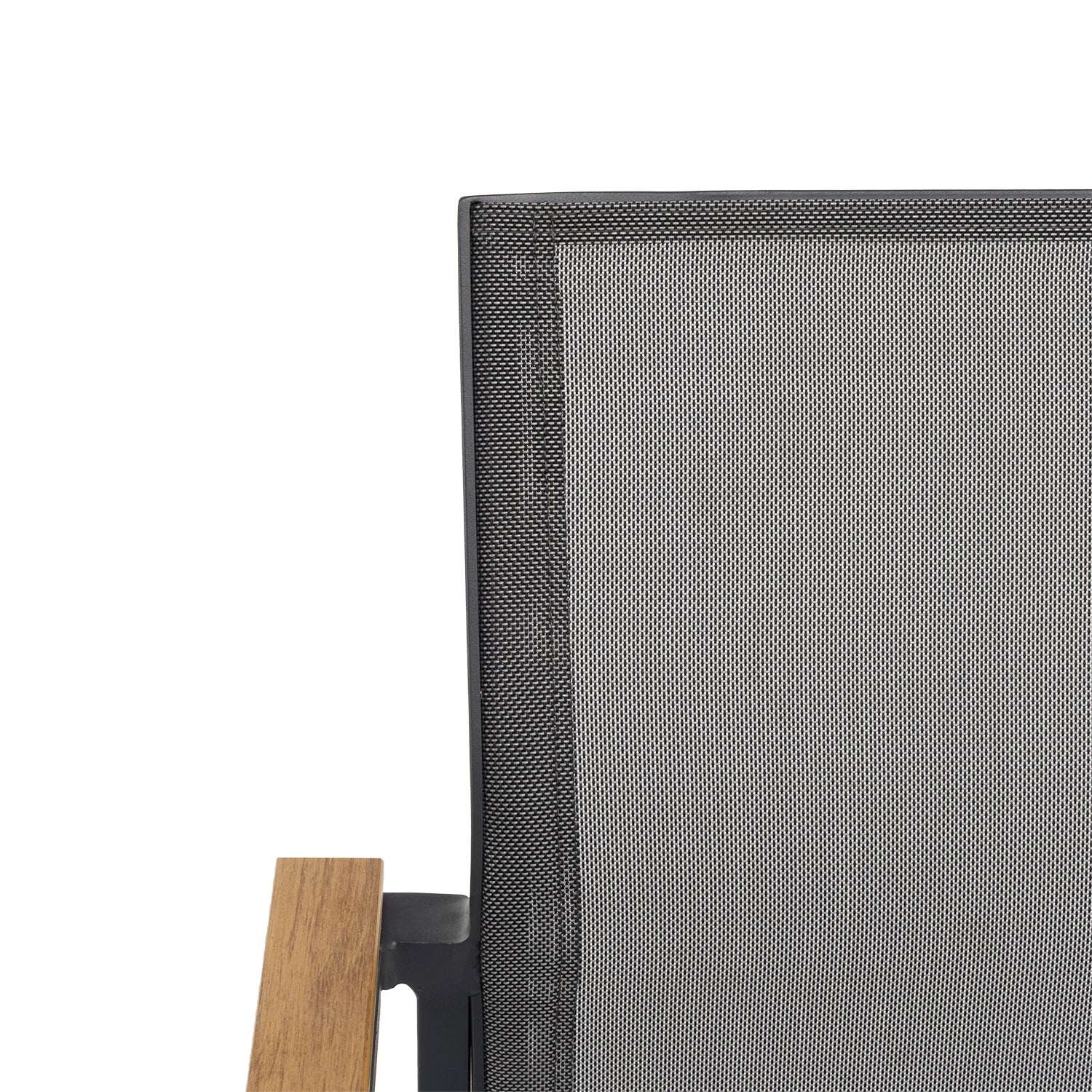 VESTIAMO CASA GIARDINO - Set da giardino 9 pezzi Tavolo Estensibile con 8 Sedie struttura in alluminio Antracite e braccioli in Polywood