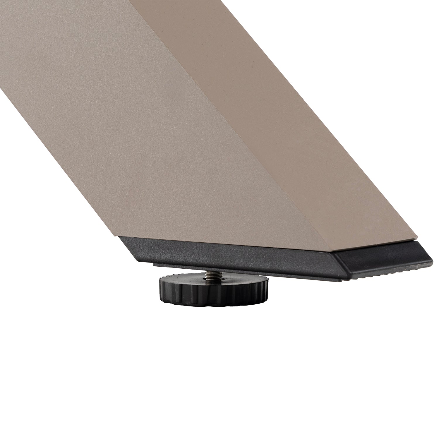 VESTIAMO CASA GIARDINO - Set da giardino 9 pezzi Tavolo Estensibile con 8 Sedie struttura in alluminio Tortora e Polywood