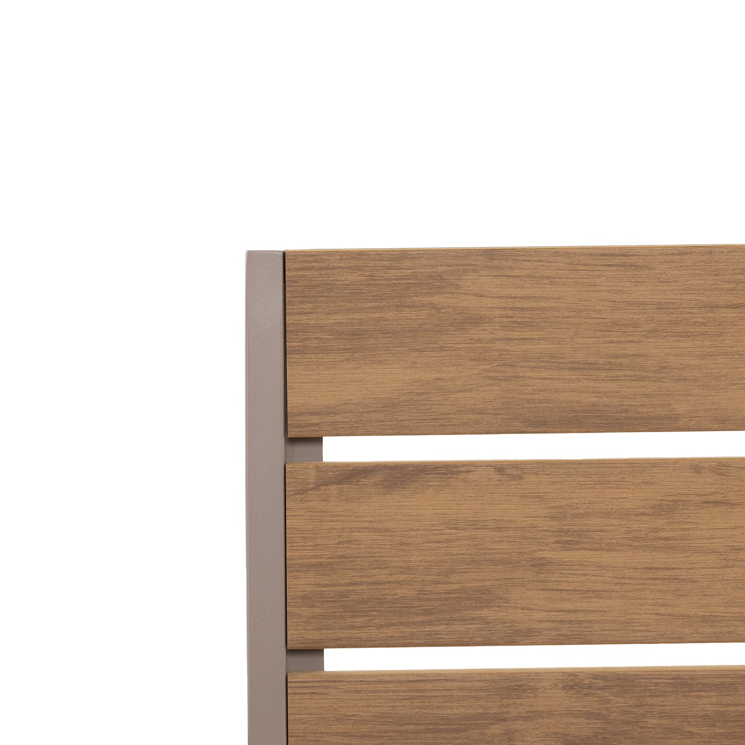 VESTIAMO CASA GIARDINO - Set da giardino 9 pezzi Tavolo Estensibile con 8 Sedie struttura in alluminio Tortora e Polywood