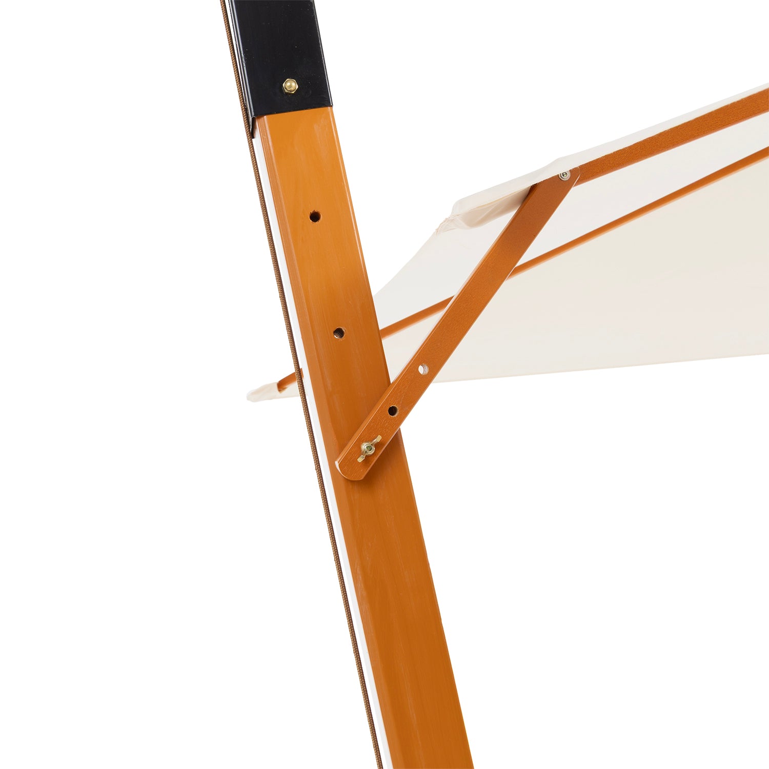 VESTIAMO CASA GIARDINO - Ombrellone da giardino Decentrato con Braccio Laterale e Telo Ècru - h2,85x3x3 metri