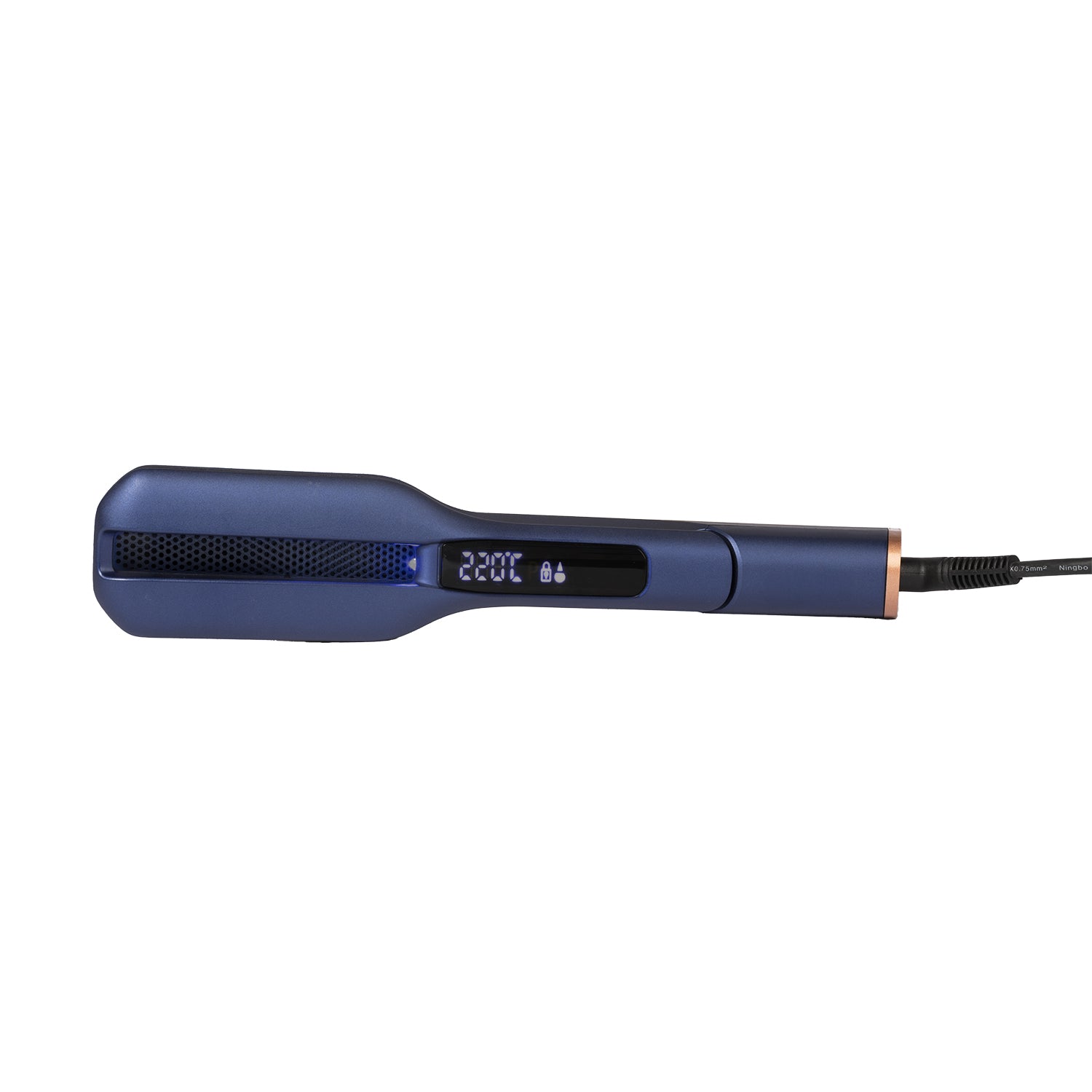 DICTROLUX - Piastra per Capelli Gold Steam in Ceramica 72 Watt Linea Rose Gold - Display Digitale, Tecnologia Ionica, 120°-220°C