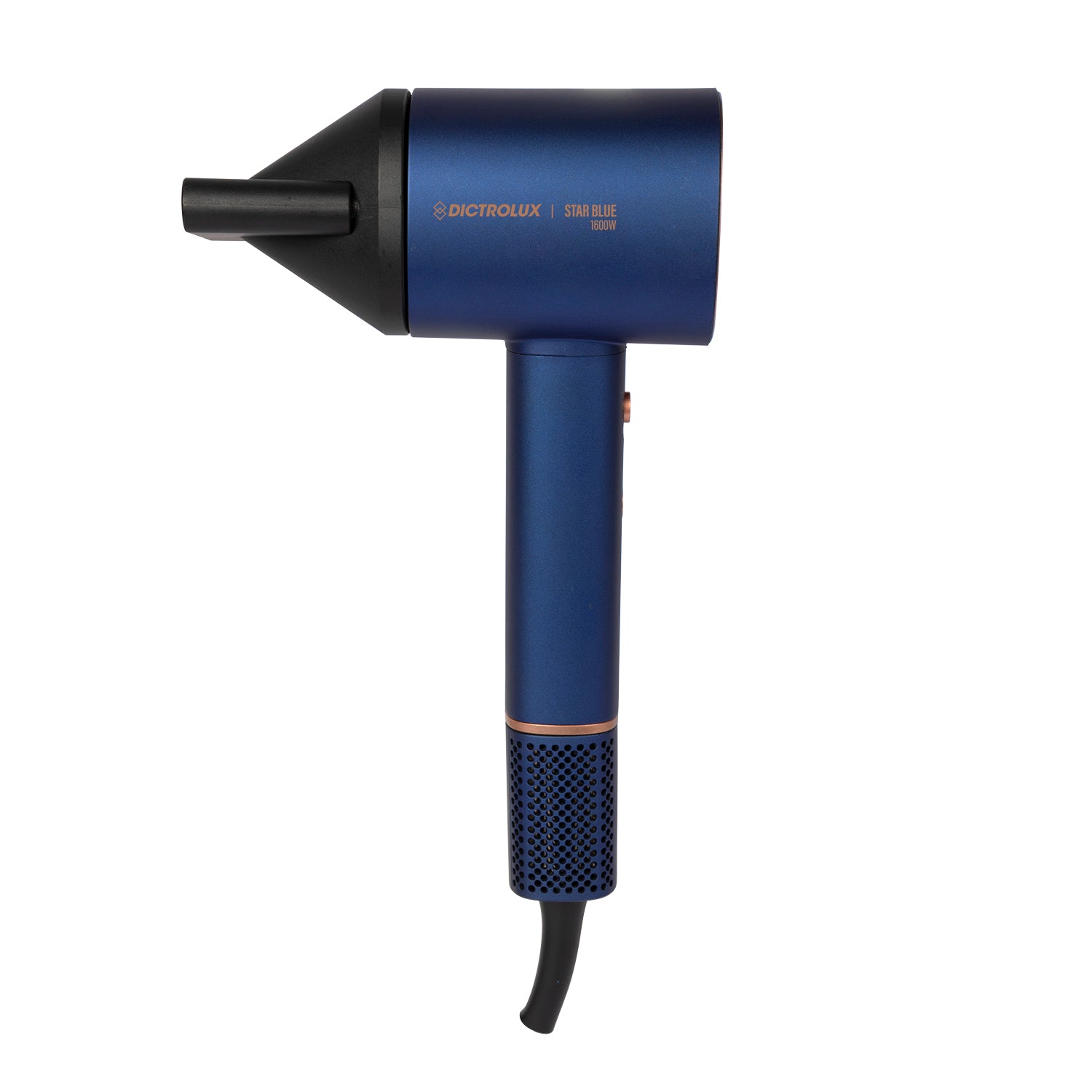 DICTROLUX - Phon Asciugacapelli Star Blue con Tecnologia Ionica 1600 Watt Linea Rose Gold