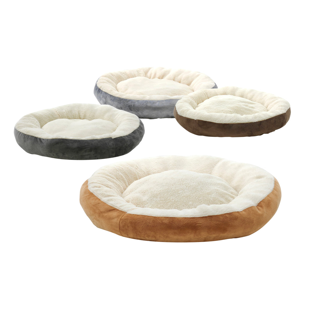 Happy Dog, Set di 2 federe per cuscini con simpatico cucciolo di cuori Happy Dog, Set di 2 federe per cuscini con simpatico cucciolo di cuori