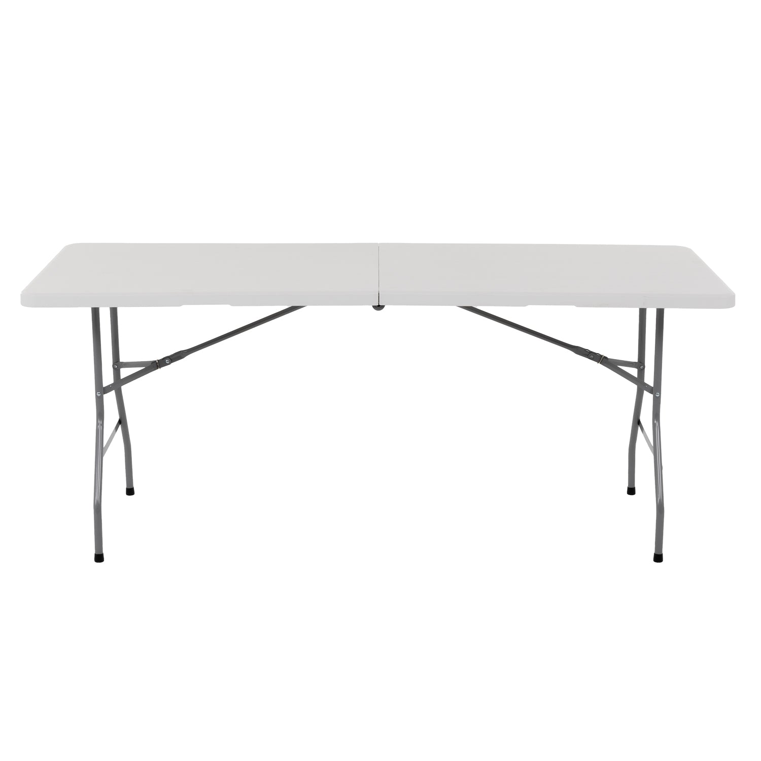 VESTIAMO CASA GIARDINO - Tavolo da giardino Richiudibile Bianco - h74x180x70 cm