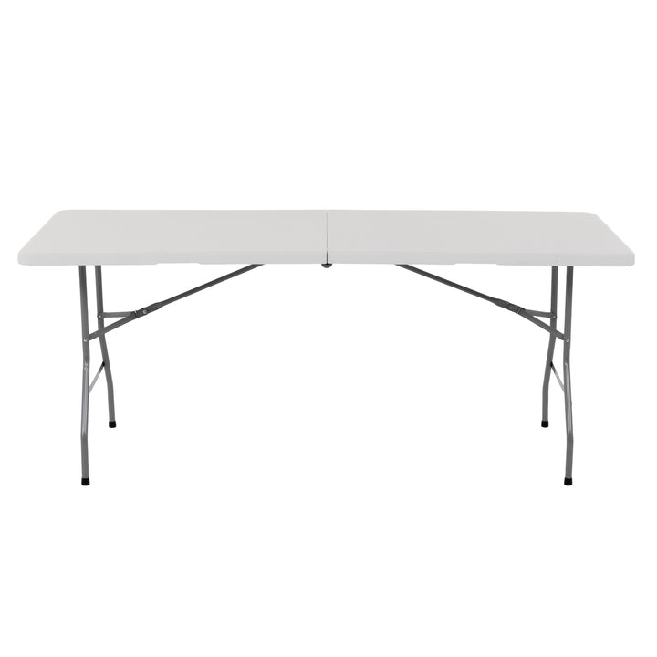 VESTIAMO CASA GIARDINO - Tavolo da giardino Richiudibile Bianco - h74x180x70 cm