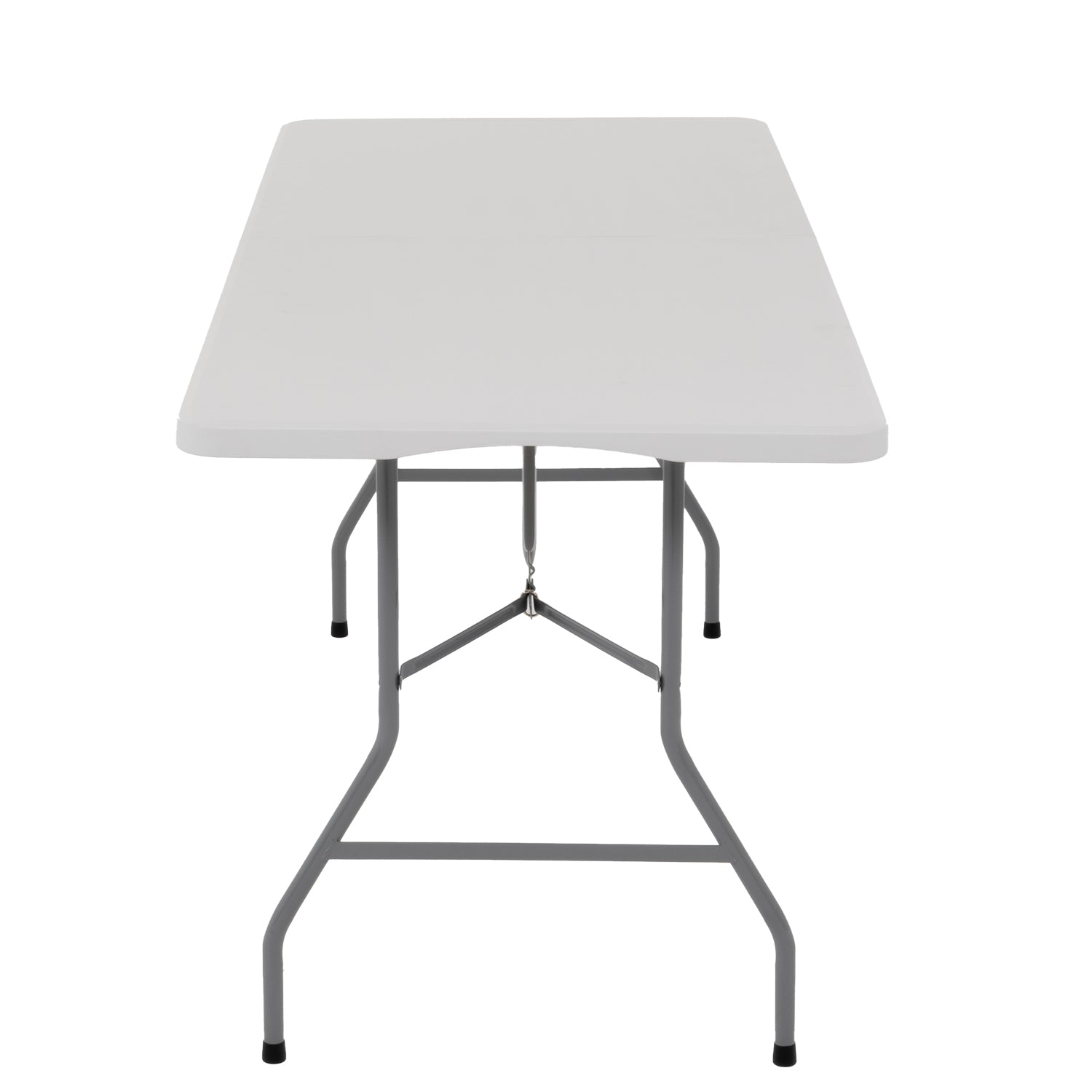 VESTIAMO CASA GIARDINO - Tavolo da giardino Richiudibile Bianco - h74x180x70 cm