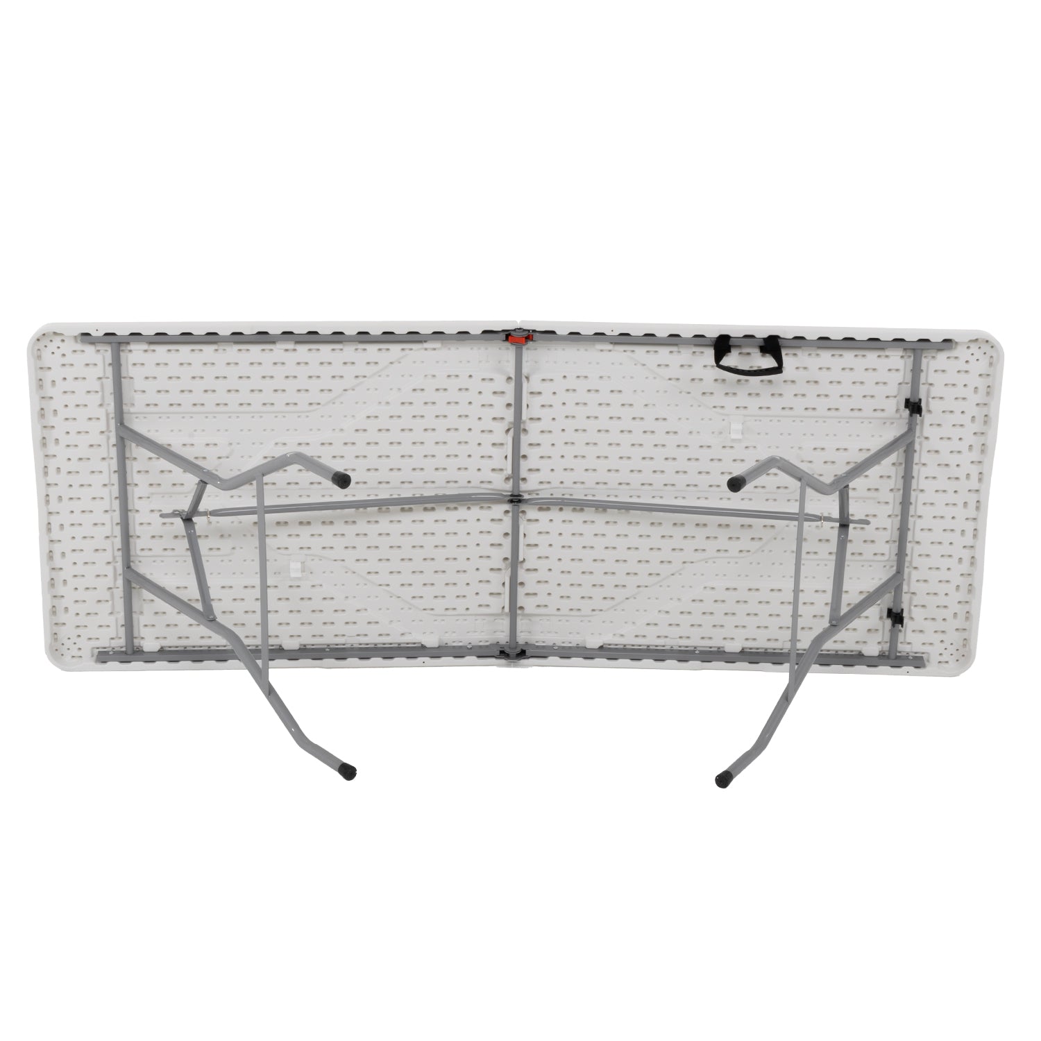 VESTIAMO CASA GIARDINO - Tavolo da giardino Richiudibile Bianco - h74x180x70 cm