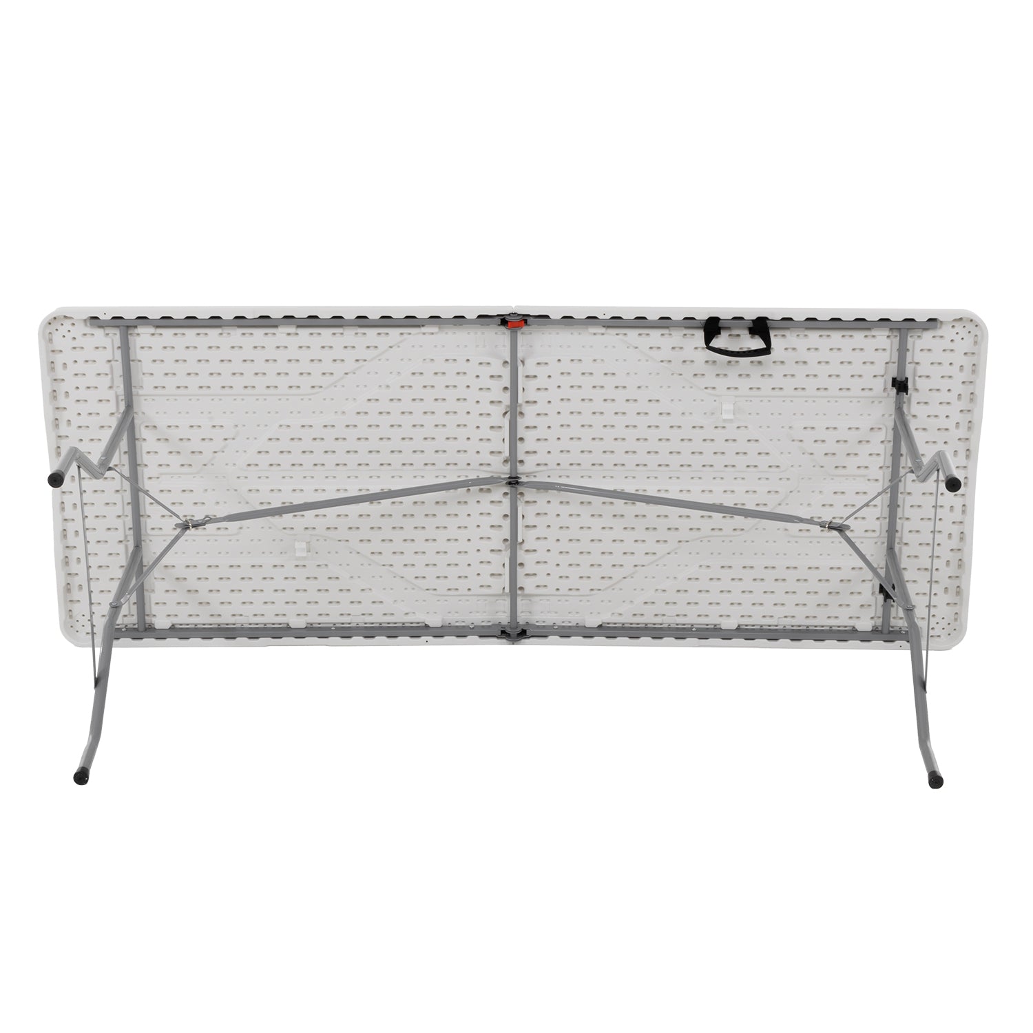 VESTIAMO CASA GIARDINO - Tavolo da giardino Richiudibile Bianco - h74x180x70 cm