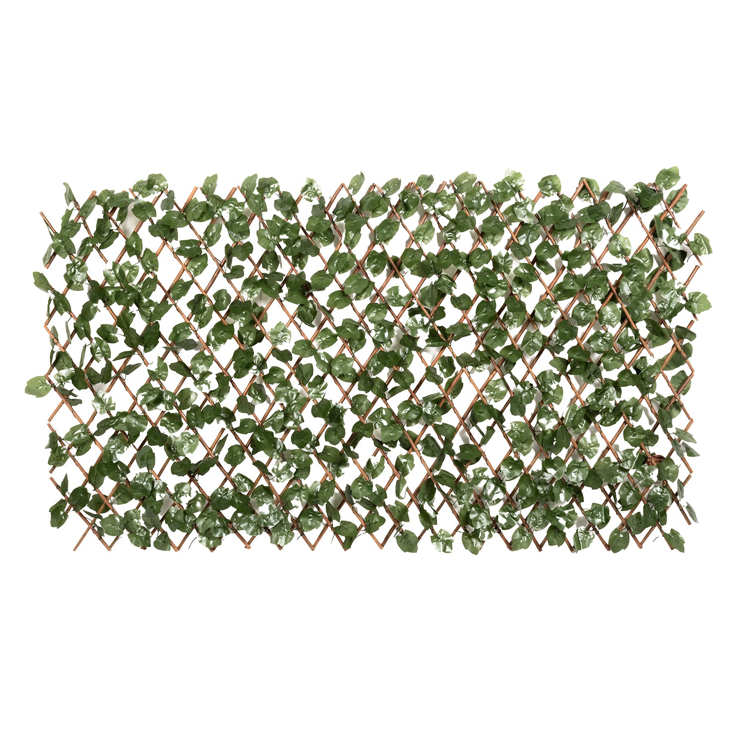 VESTIAMO CASA GIARDINO - Siepe Artificiale Estensibile con Foglie di Acero h90x180 cm