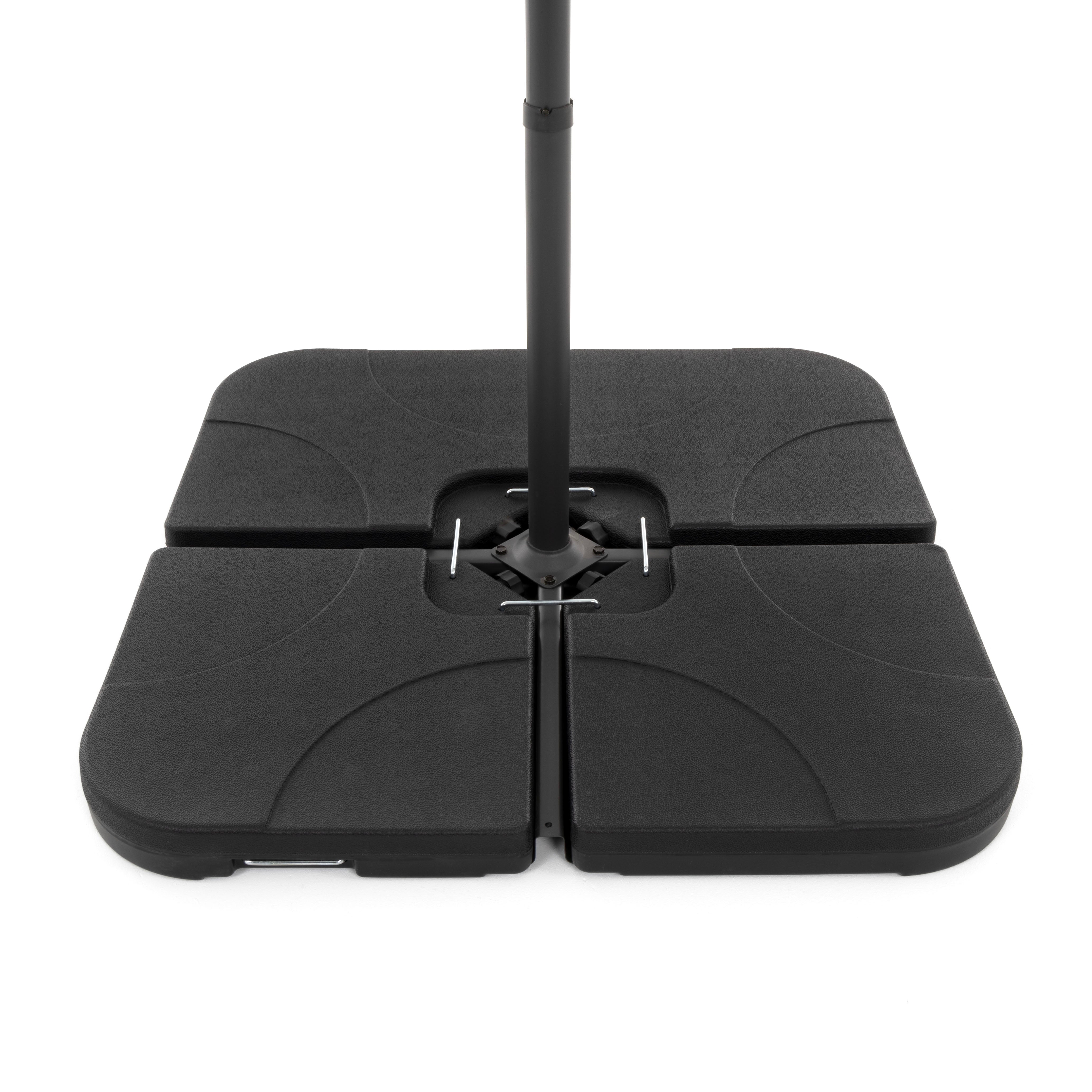 VESTIAMO CASA GIARDINO - Base per Ombrellone 50x50 cm – Stabile e Riempibile fino a 15 kg