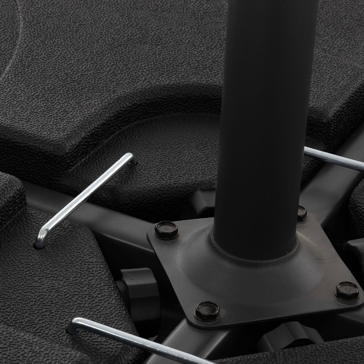 VESTIAMO CASA GIARDINO - Base per Ombrellone 50x50 cm – Stabile e Riempibile fino a 15 kg