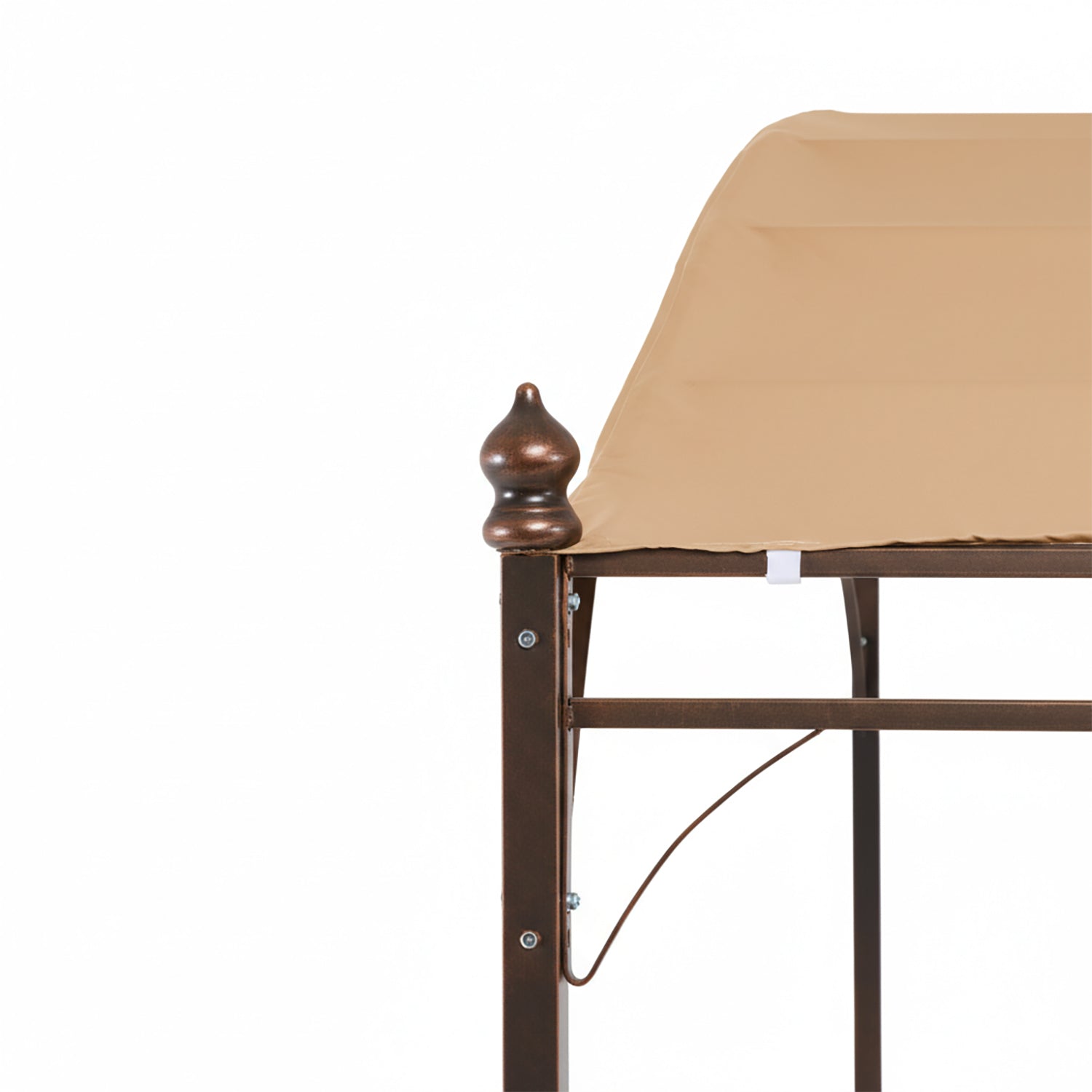 VESTIAMO CASA GIARDINO - Gazebo Veranda con telo Camel 2,5x3 metri