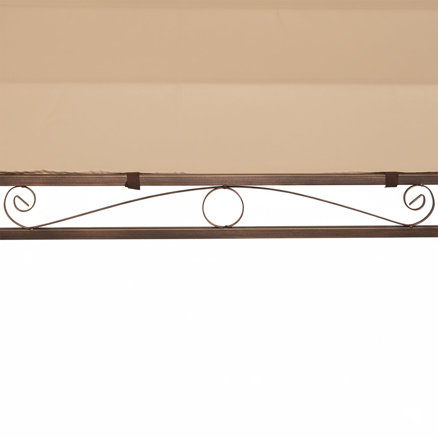 VESTIAMO CASA GIARDINO - Gazebo Veranda con telo Camel 2,5x3 metri