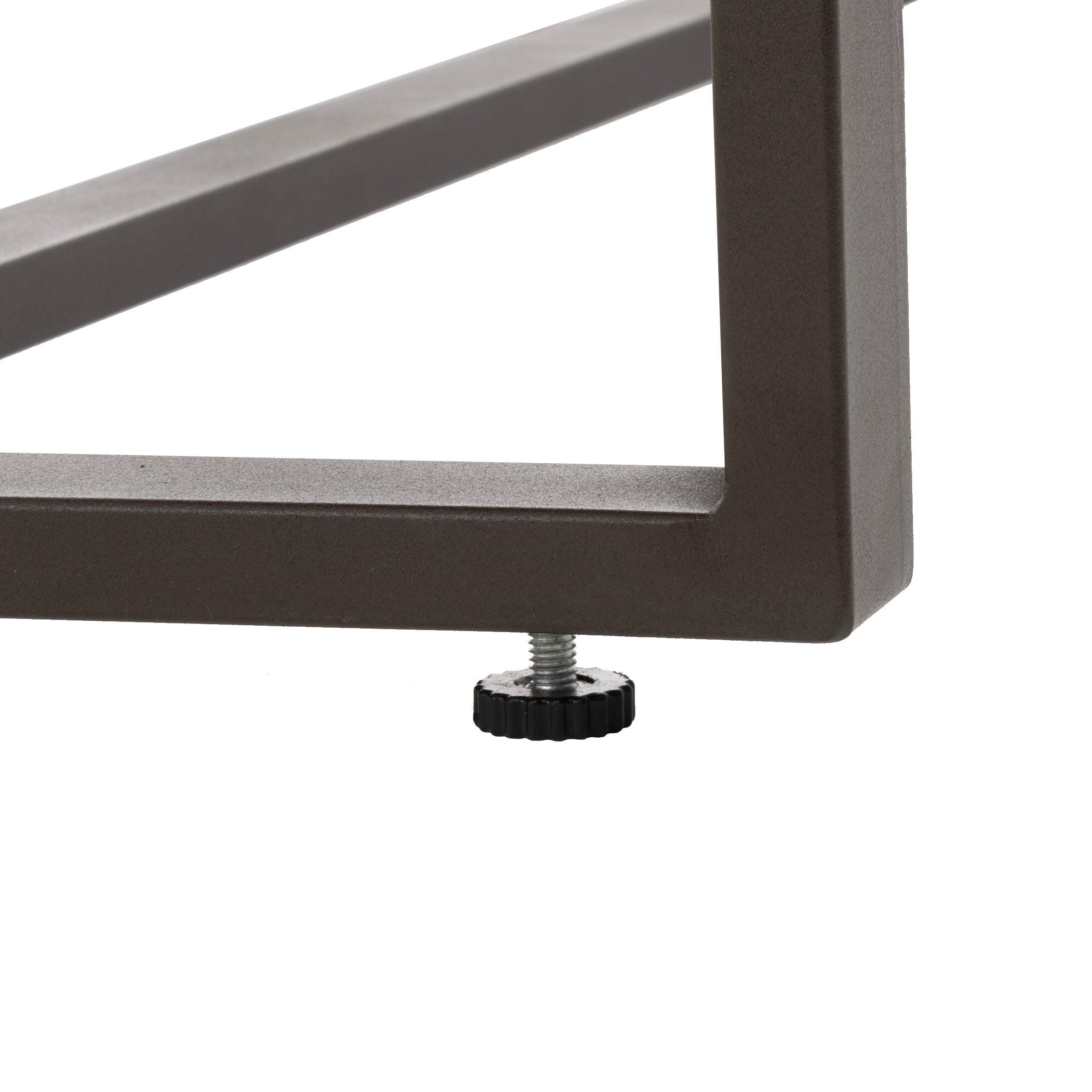 VESTIAMO CASA GIARDINO - Set giardino con 2 sedie panchina e tavolino colore marrone