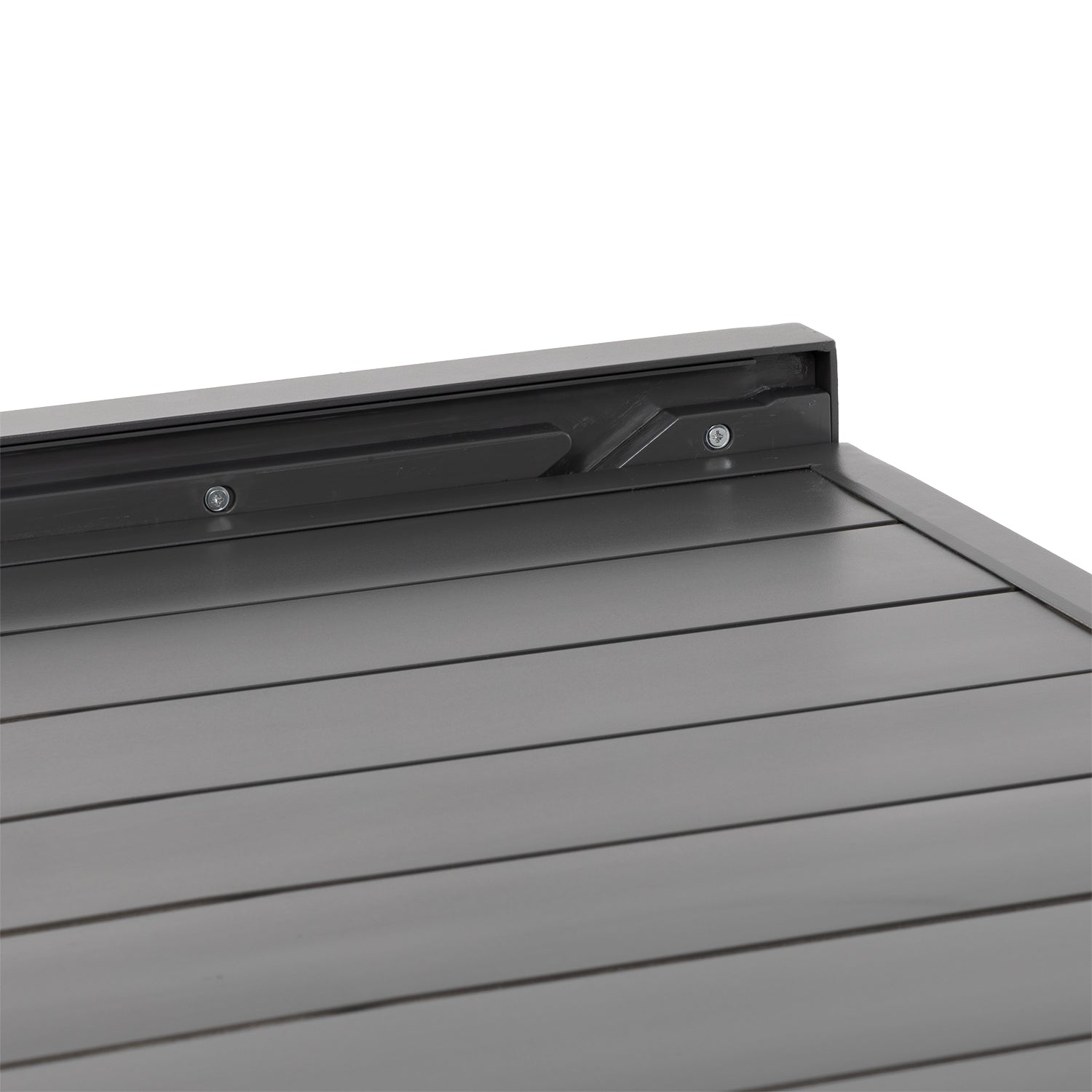 VESTIAMO CASA GIARDINO - Tavolo da giardino Estensibile in alluminio Antracite - h75x135/270x90 cm