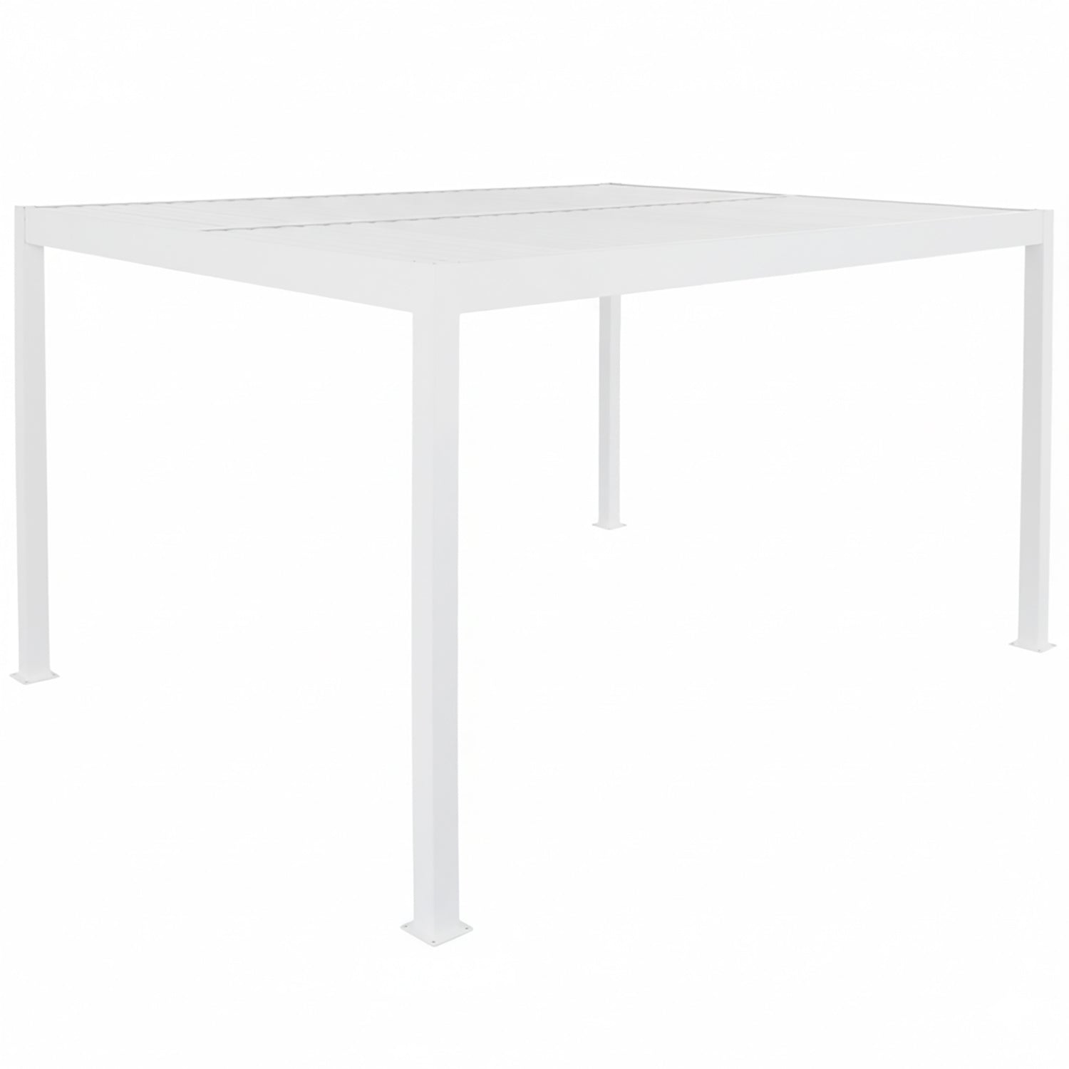 PERGOLA - Pergola Bioclimatica in Alluminio Bianca 3x3 metri