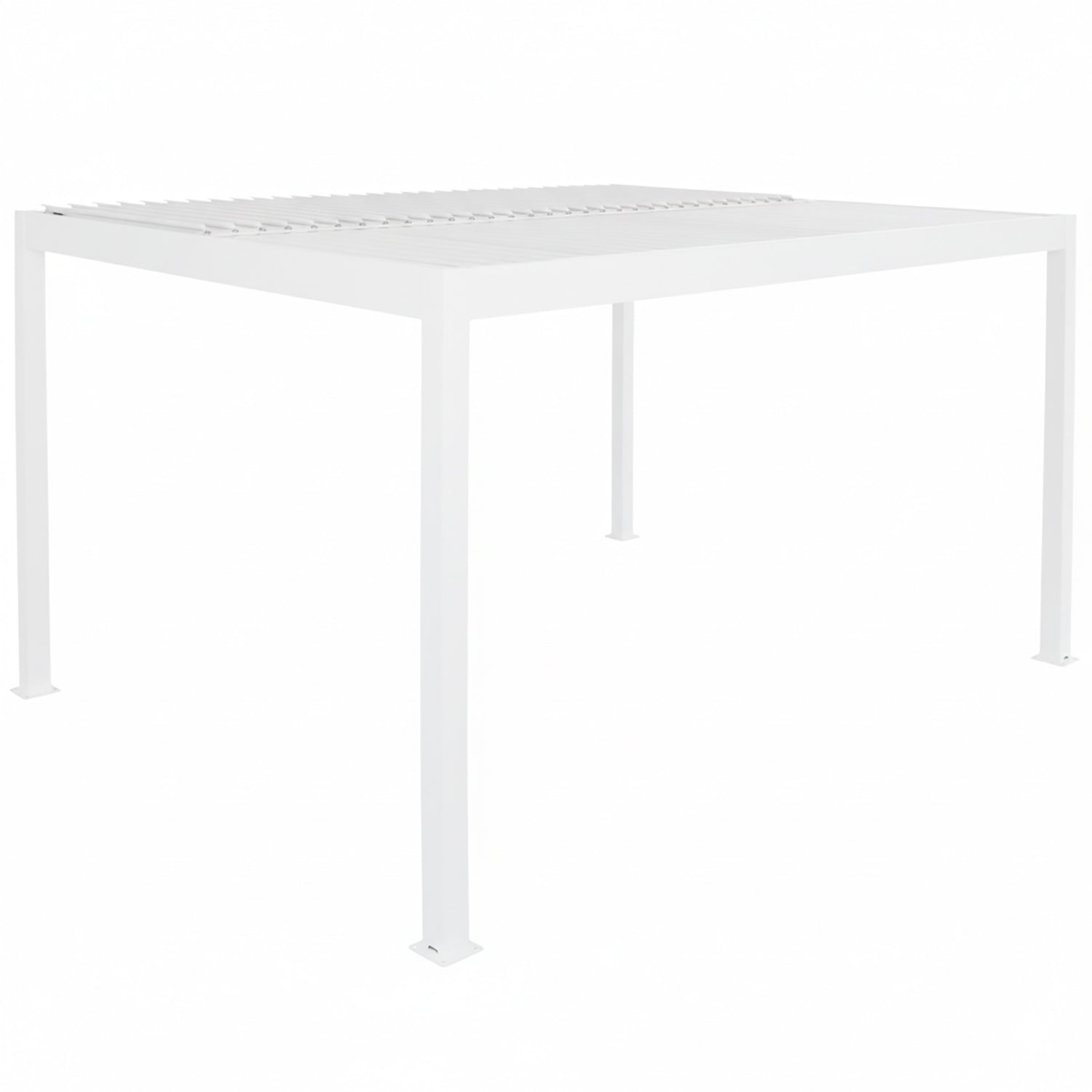 PERGOLA - Pergola Bioclimatica in Alluminio Bianca 3x3 metri