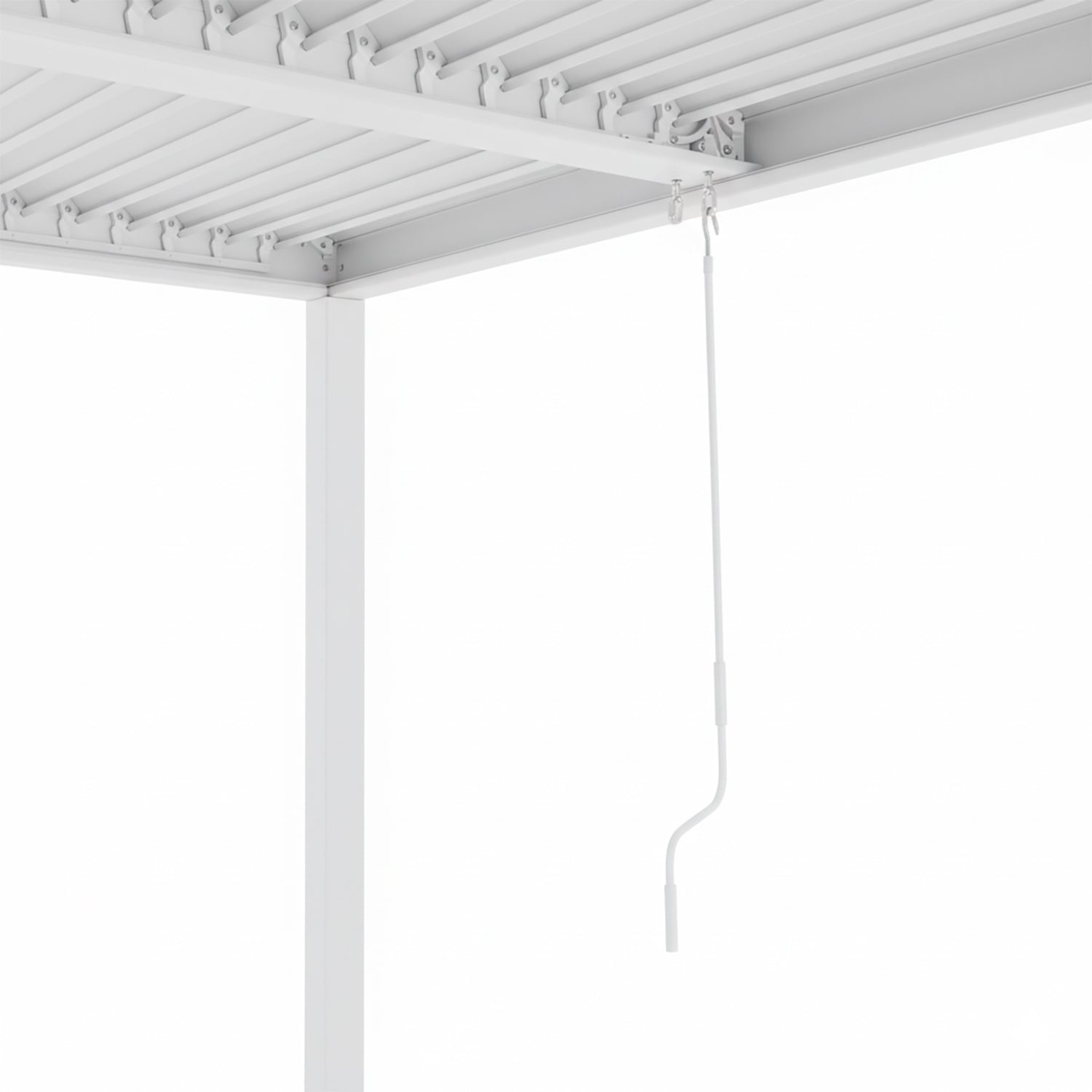 PERGOLA - Pergola Bioclimatica in Alluminio Bianca 3x4 metri
