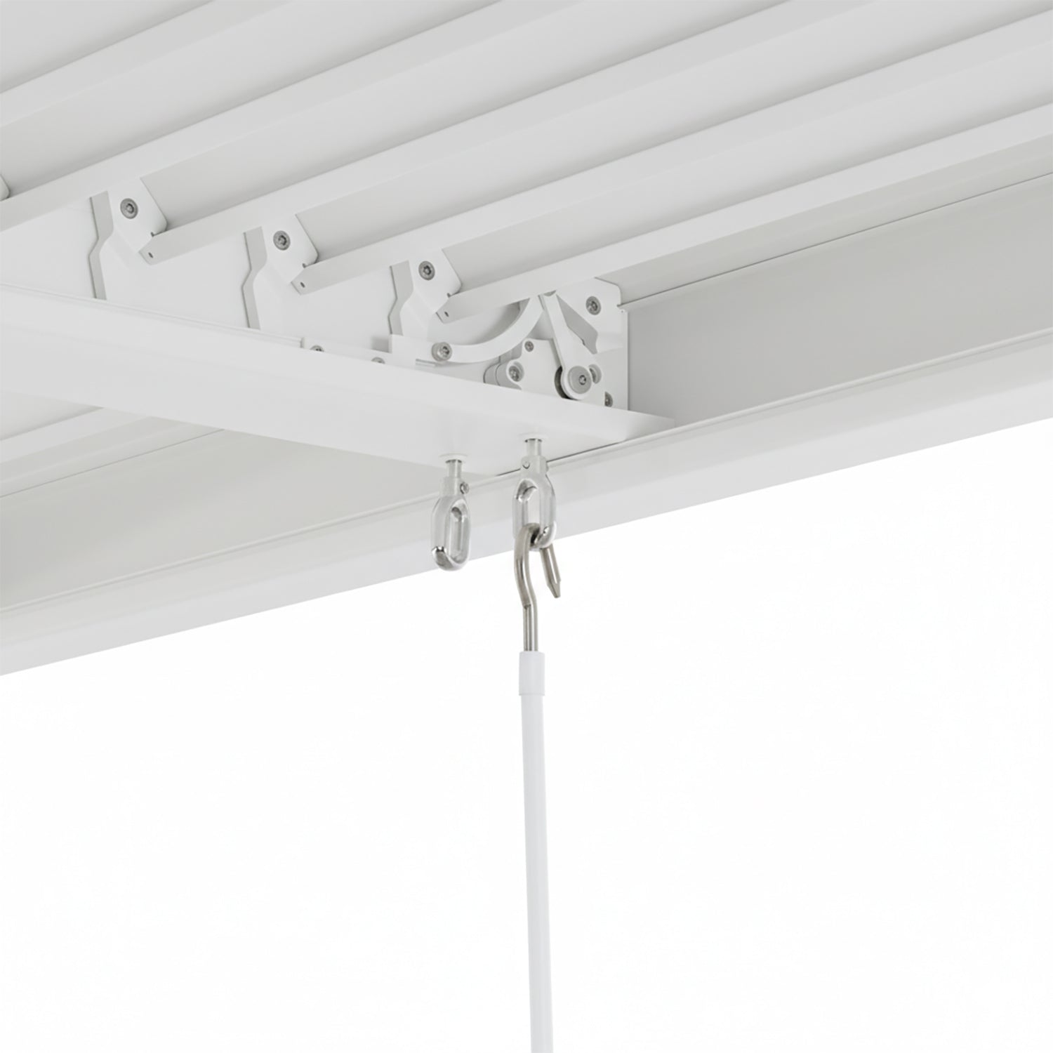 PERGOLA - Pergola Bioclimatica in Alluminio Bianca 3x4 metri