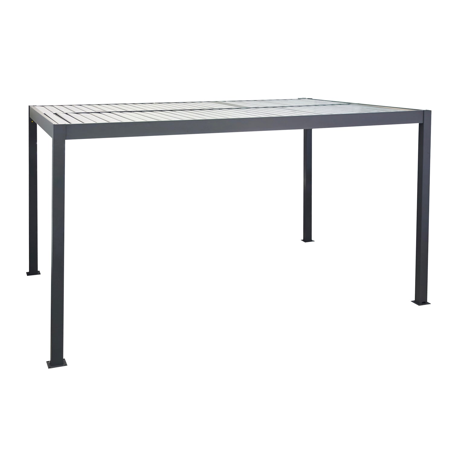 PERGOLA - Pergola Bioclimatica Grigio Scuro 3x4 metri