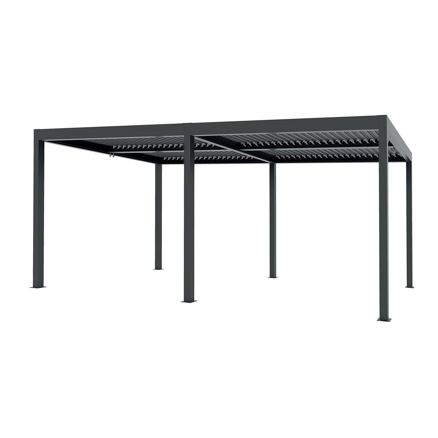 PERGOLA - Pergola Bioclimatica Grigio Scuro 3x6 metri