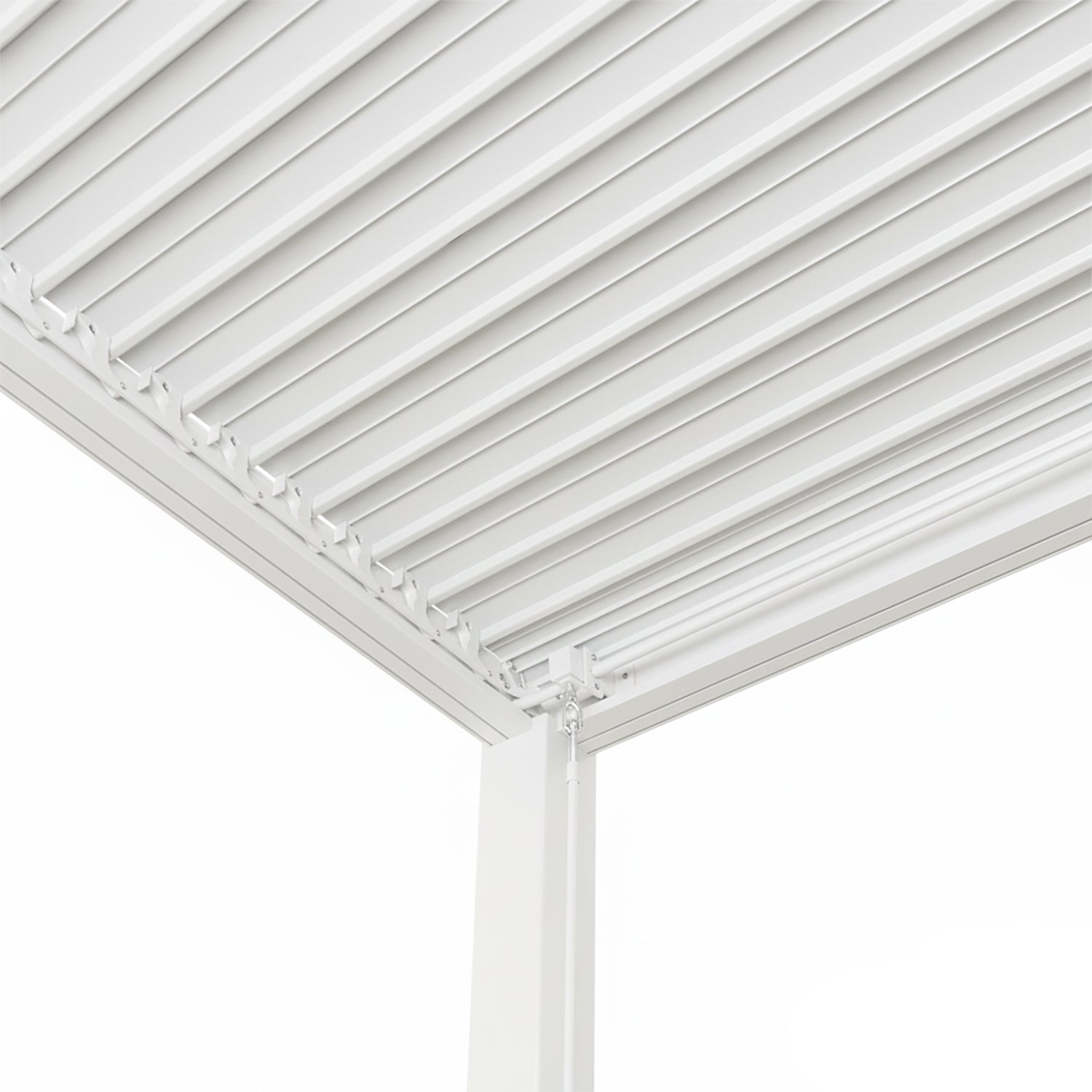 PERGOLA - Pergola Bioclimatica Bianca 4x4 metri