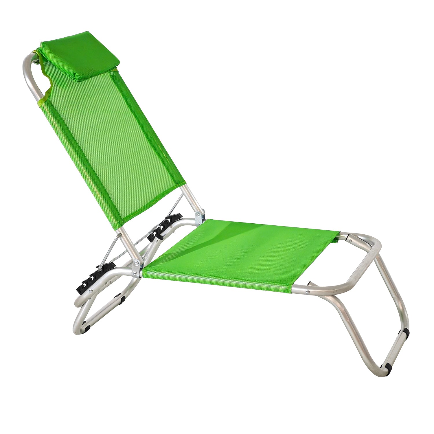 VESTIAMO CASA MARE - Spiaggina Pieghevole con Cuscino h73x109x46 cm - Ideale per Spiaggia e Campeggio