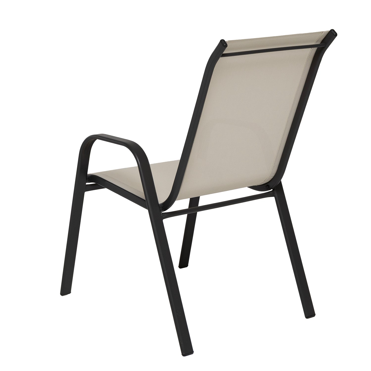 VESTIAMO CASA GIARDINO - Sedia da giardino in Acciaio Tortora - h88x70x54 cm